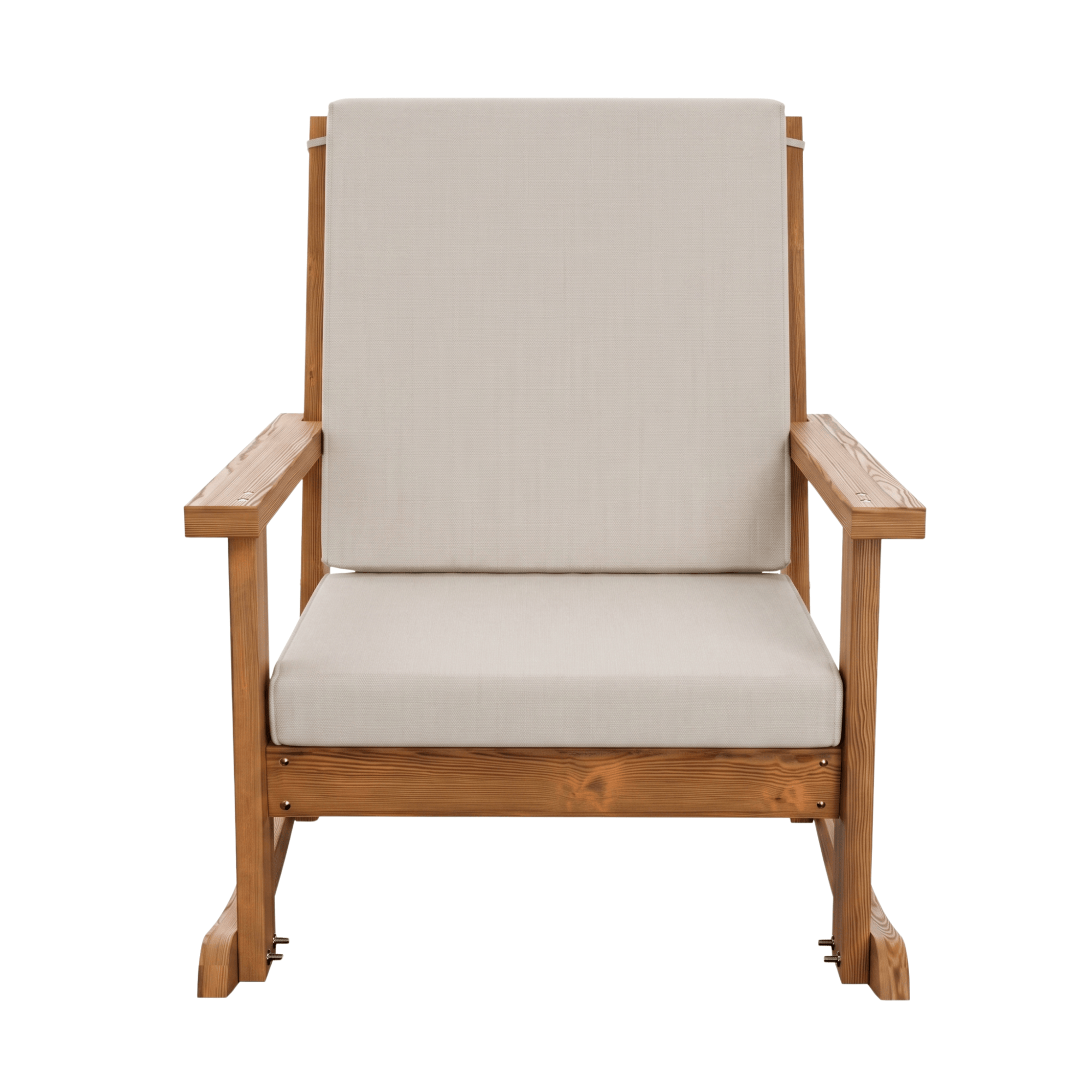 Amish Casual Deep Seated Outdoor Rocking Chair with Cushion