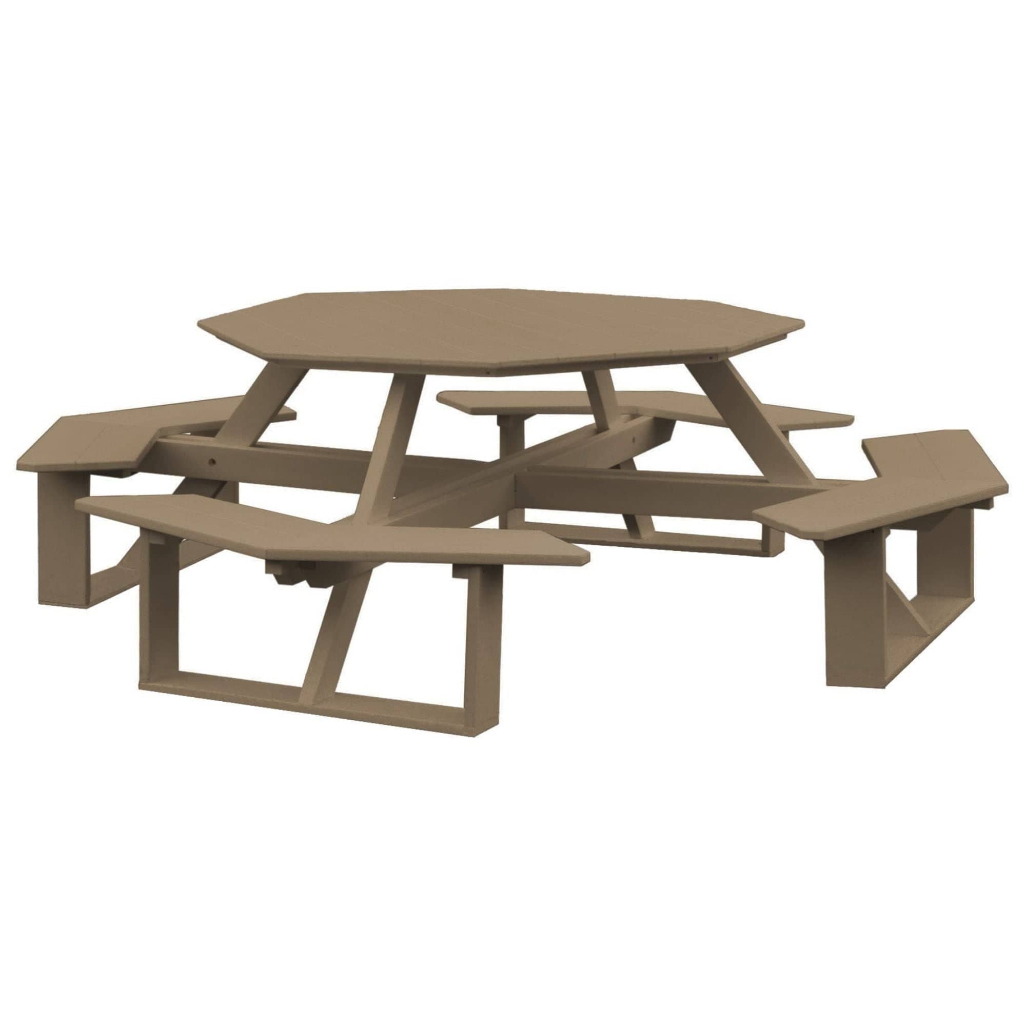 Keystone Amish Co. Octagon Poly Walk-In Picnic Table