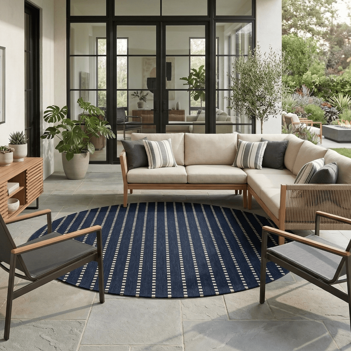 Spotted Outdoor Rug East Green Ottenby Dashed Stripe Outdoor Area Rug
