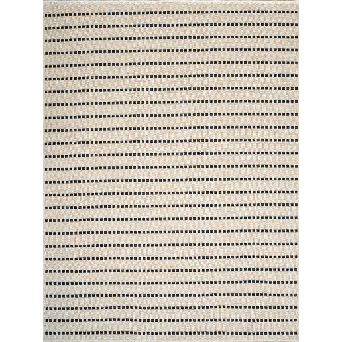 Ottenby Outdoor Rug, Black on White