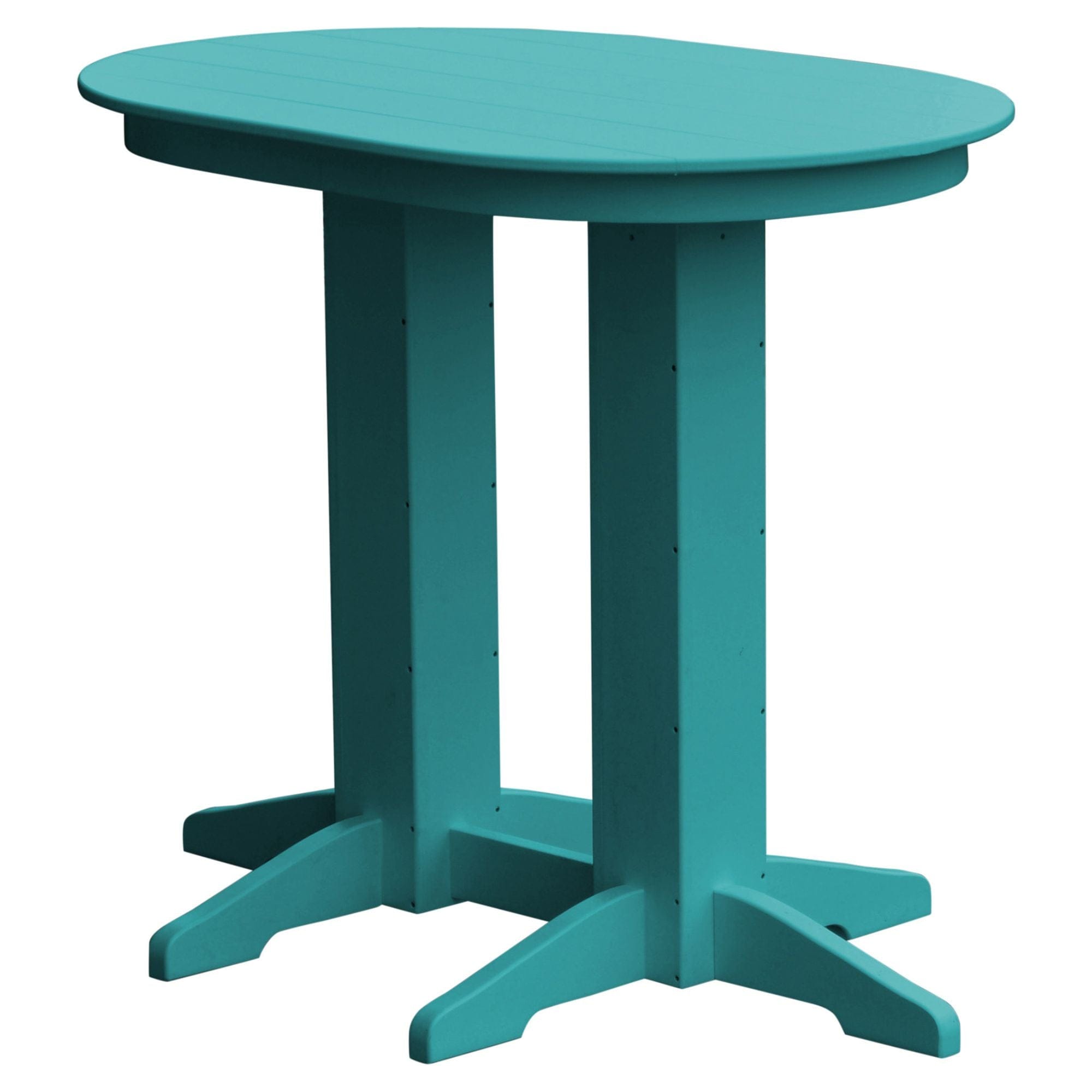 Keystone Amish Co. Poly Lumber Oval Bar-Height Dining Table