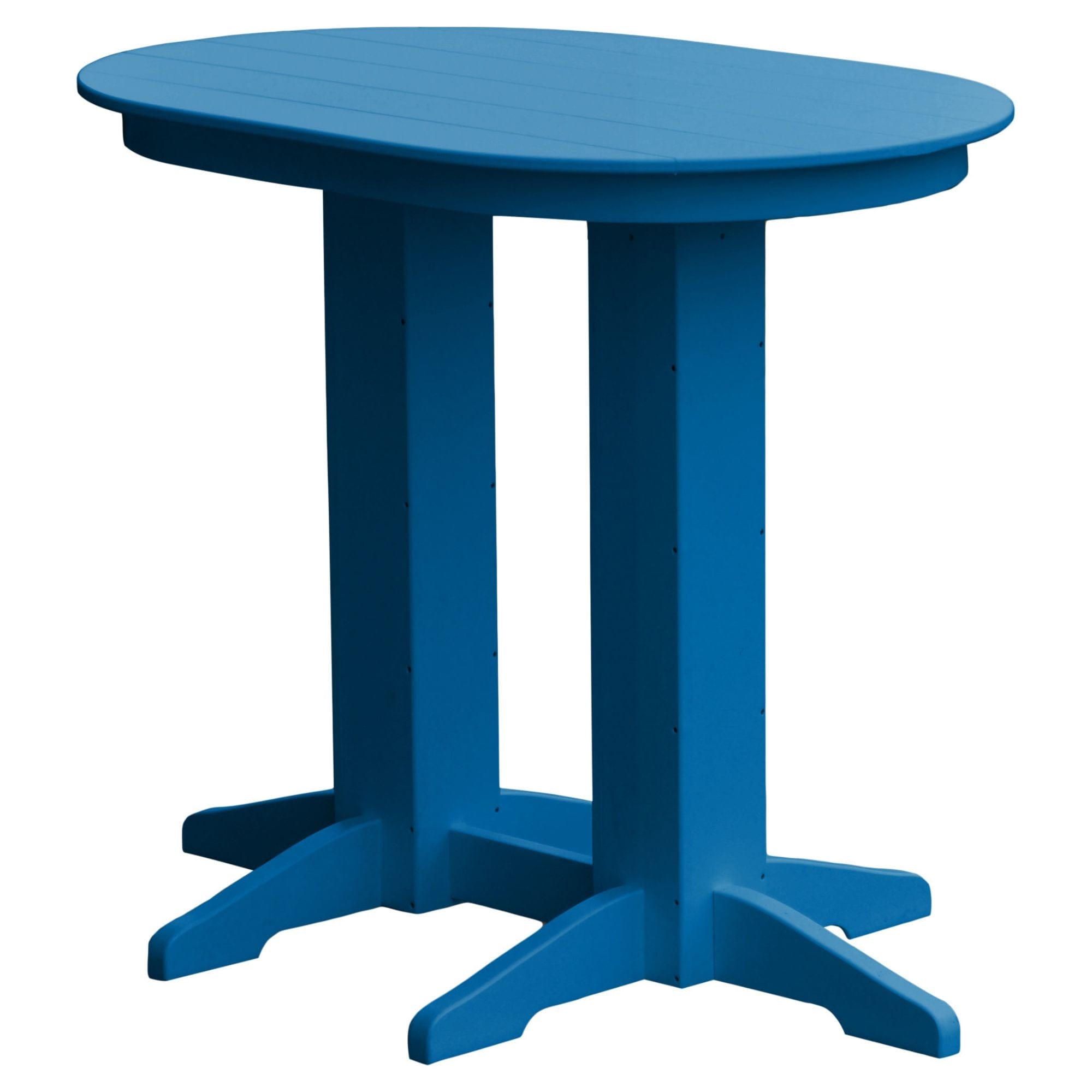 Keystone Amish Co. Poly Lumber Oval Bar-Height Dining Table