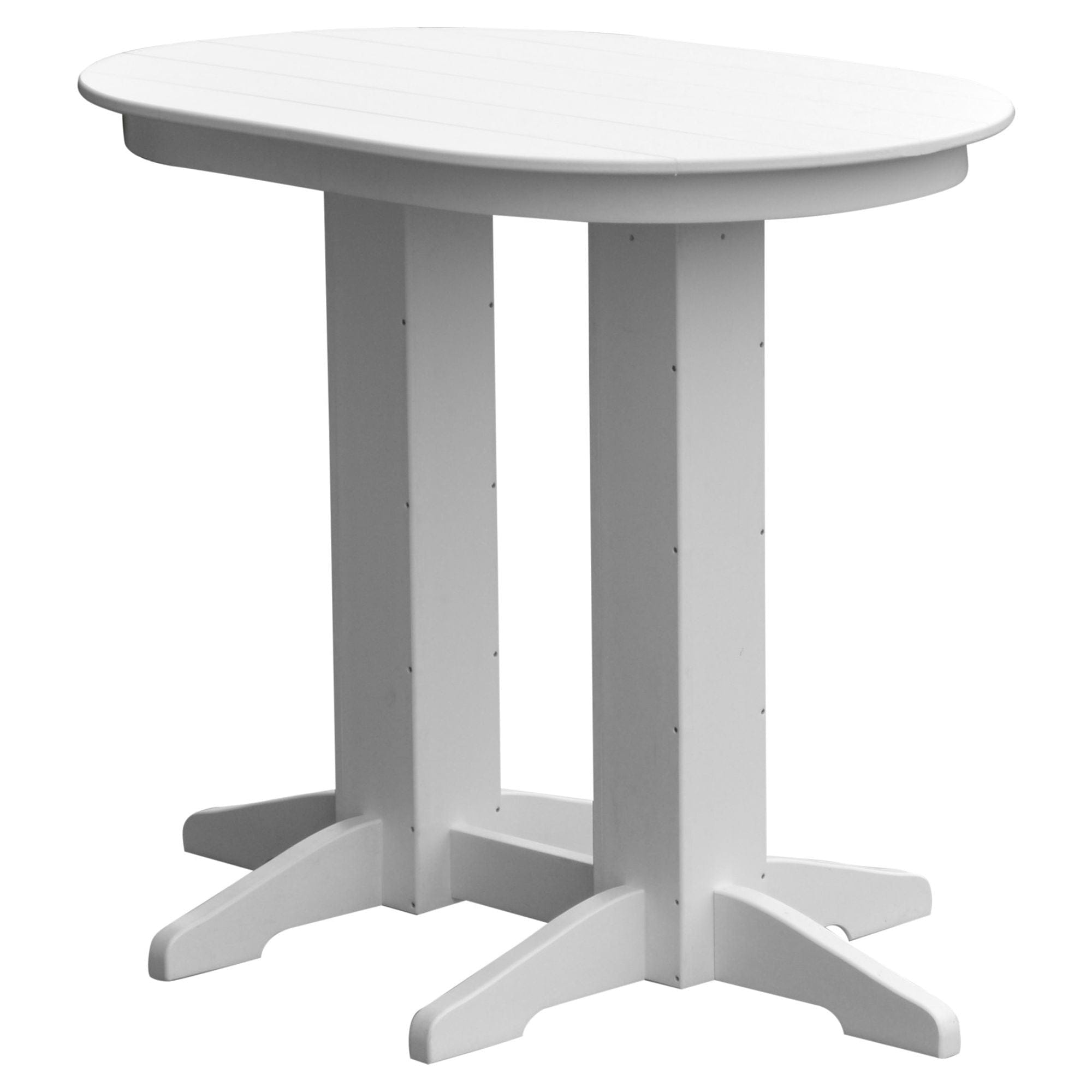 Keystone Amish Co. Poly Lumber Oval Bar-Height Dining Table