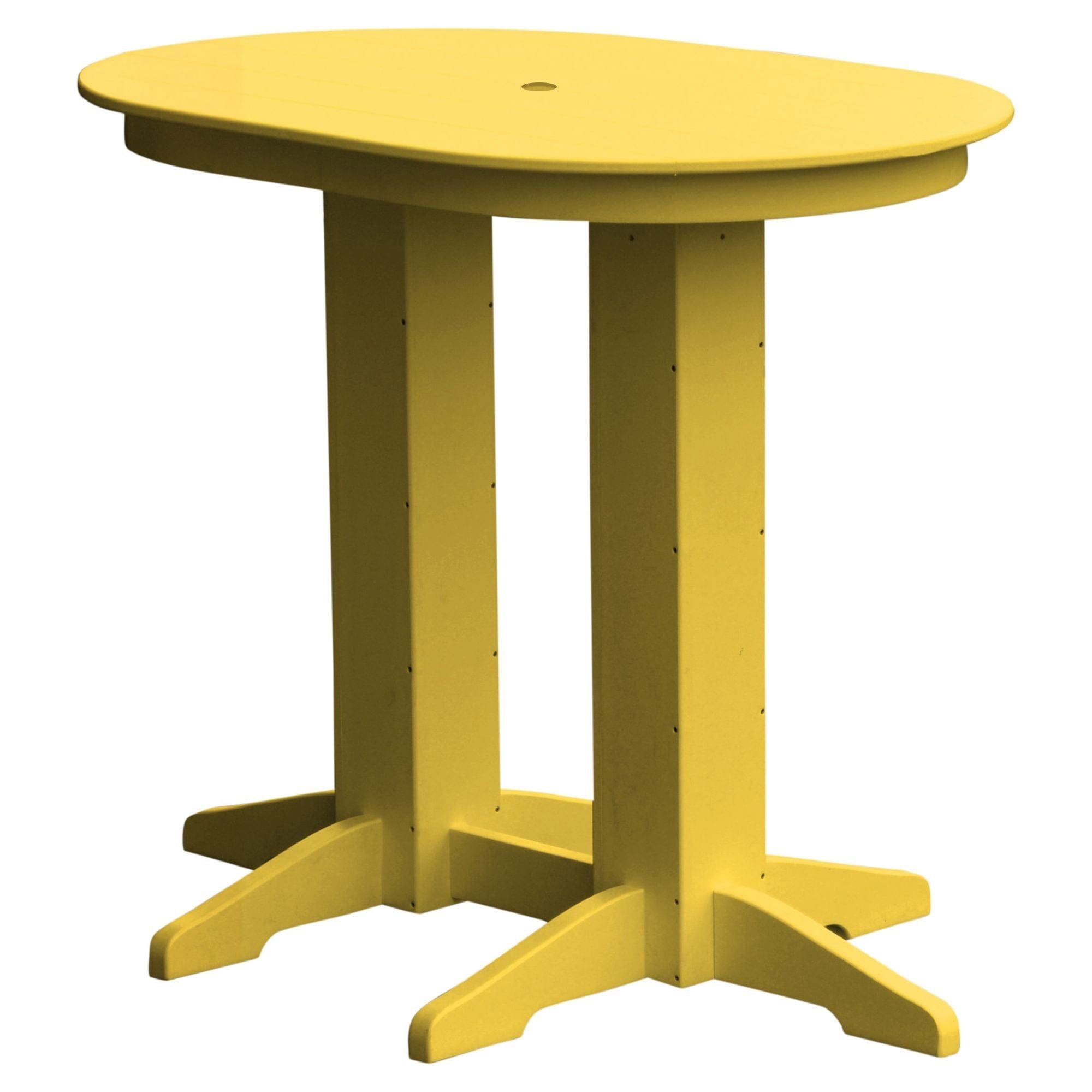 Keystone Amish Co. Poly Lumber Oval Bar-Height Dining Table