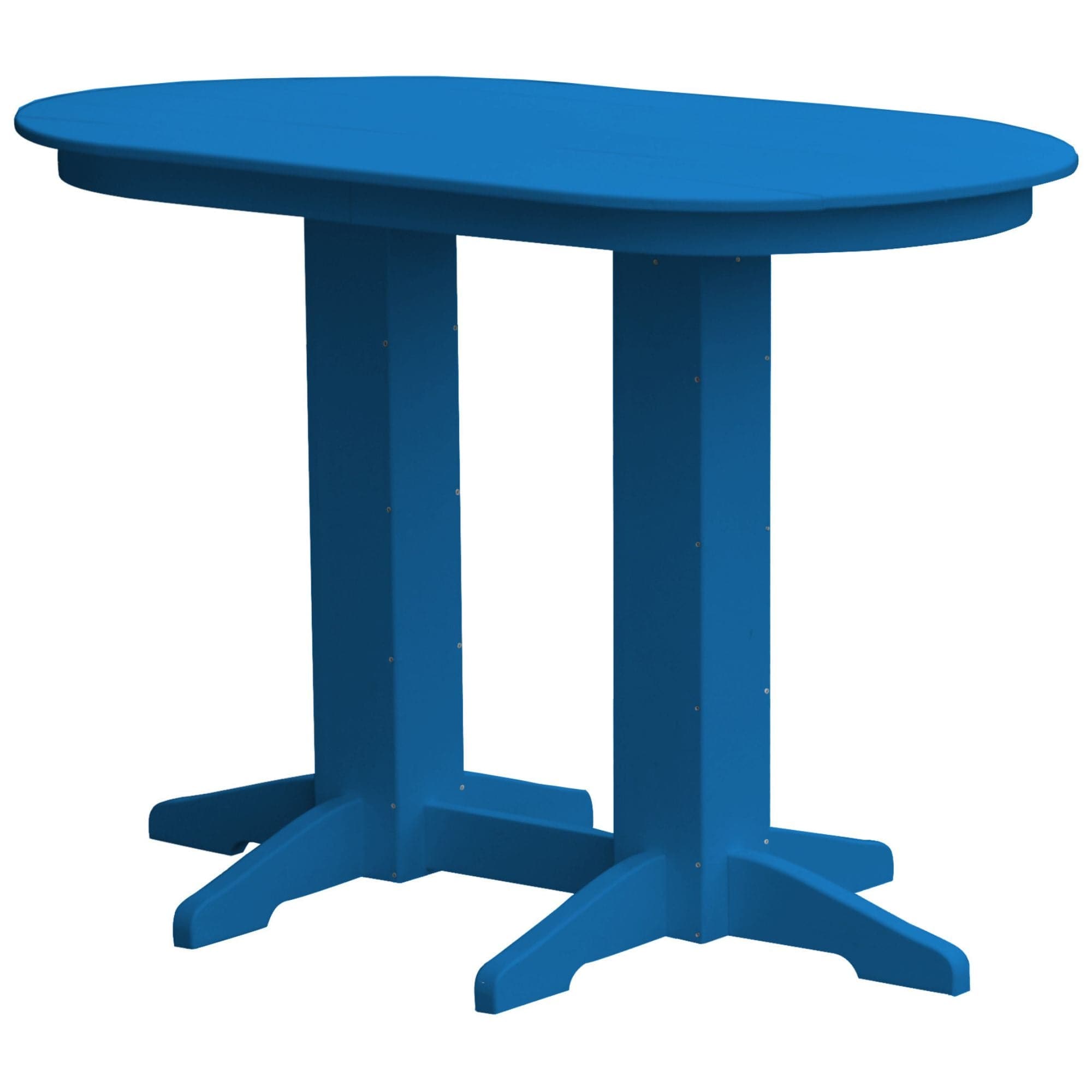 Keystone Amish Co. Poly Lumber Oval Bar-Height Dining Table