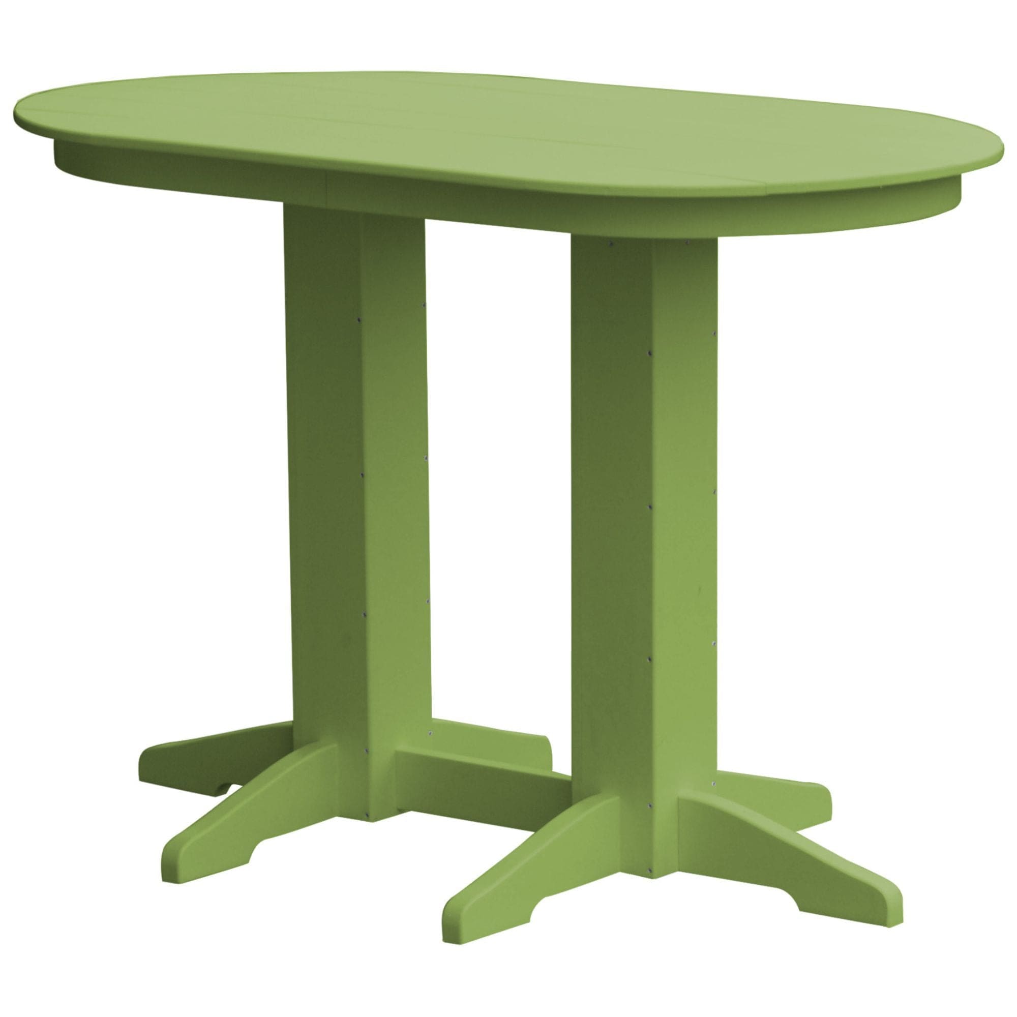 Keystone Amish Co. Poly Lumber Oval Bar-Height Dining Table