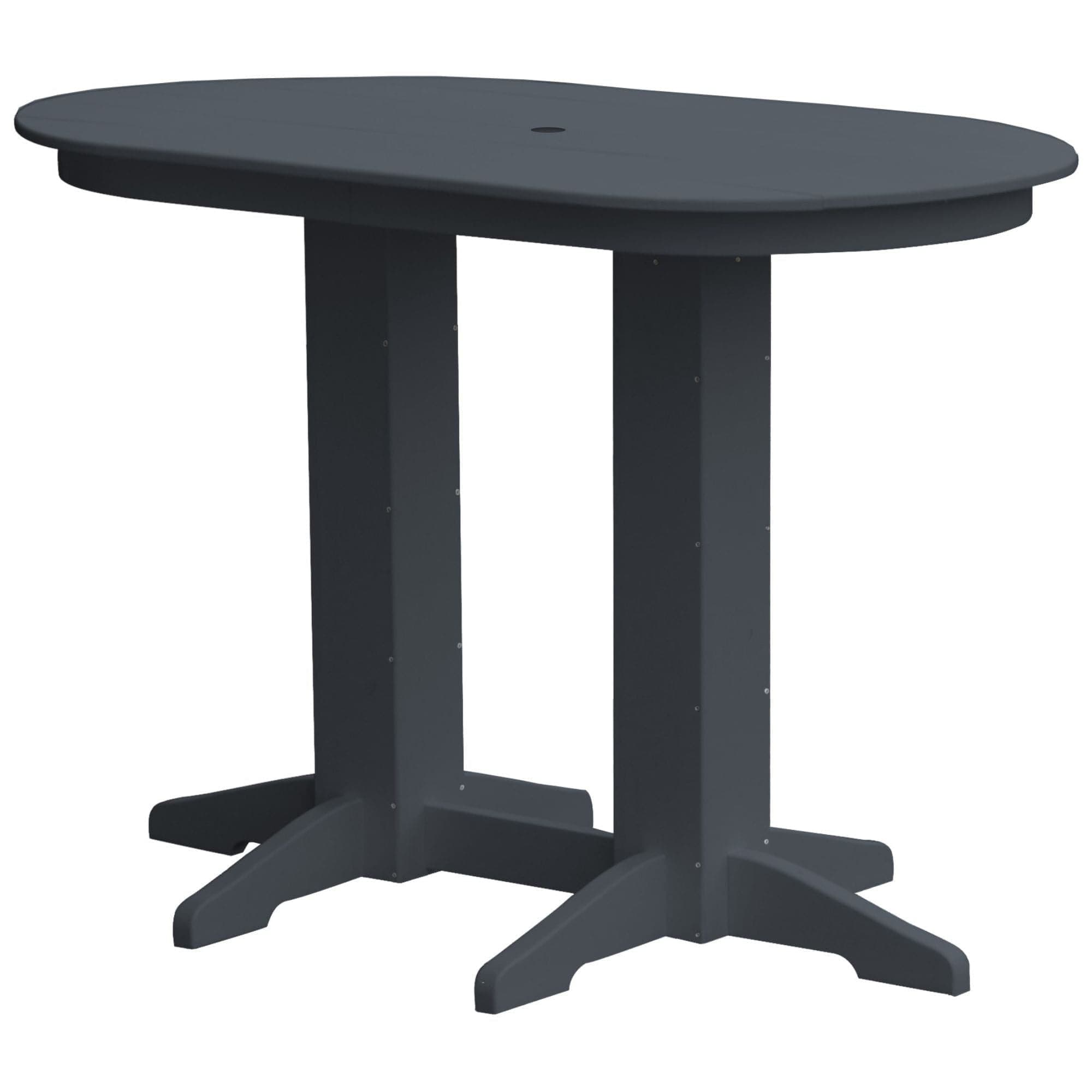 Keystone Amish Co. Poly Lumber Oval Bar-Height Dining Table