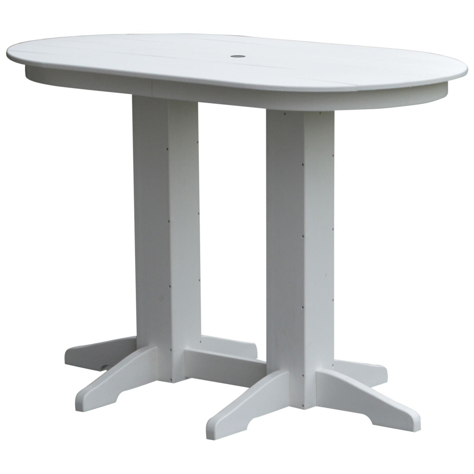 Keystone Amish Co. Poly Lumber Oval Bar-Height Dining Table