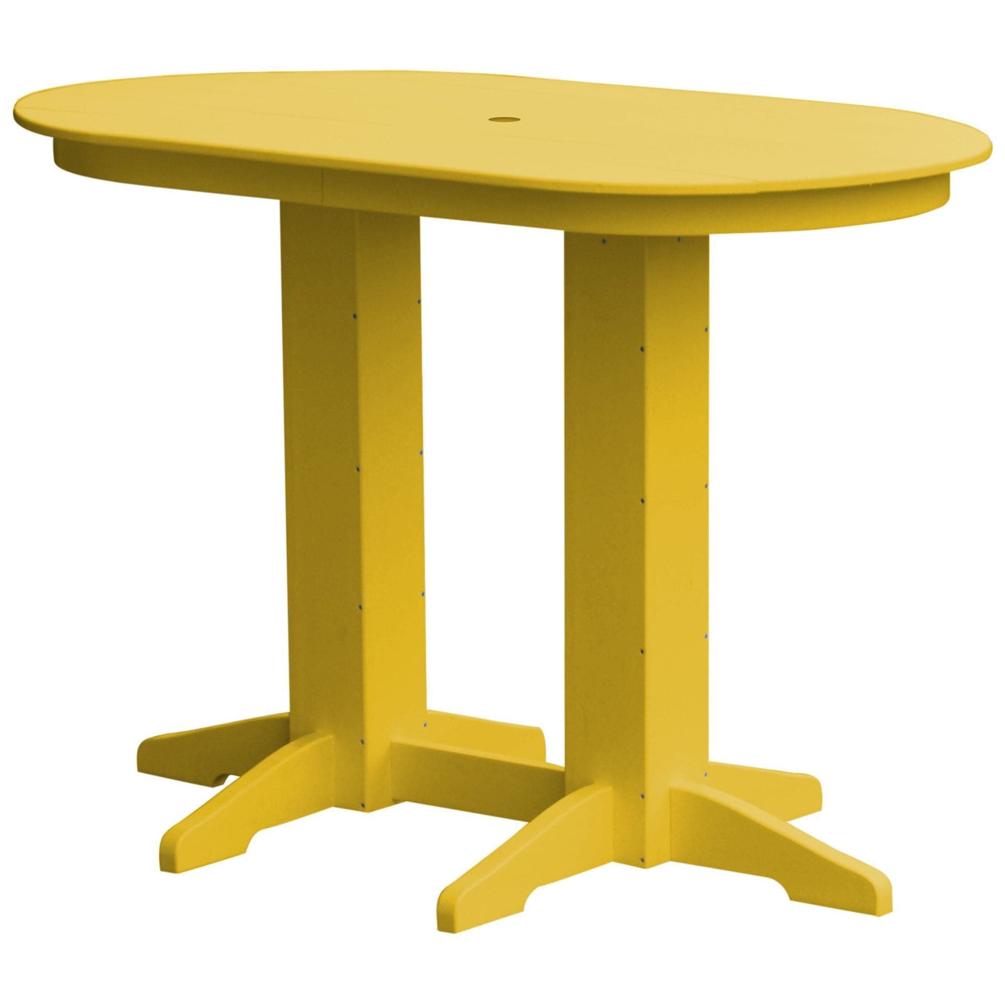 Keystone Amish Co. Poly Lumber Oval Bar-Height Dining Table