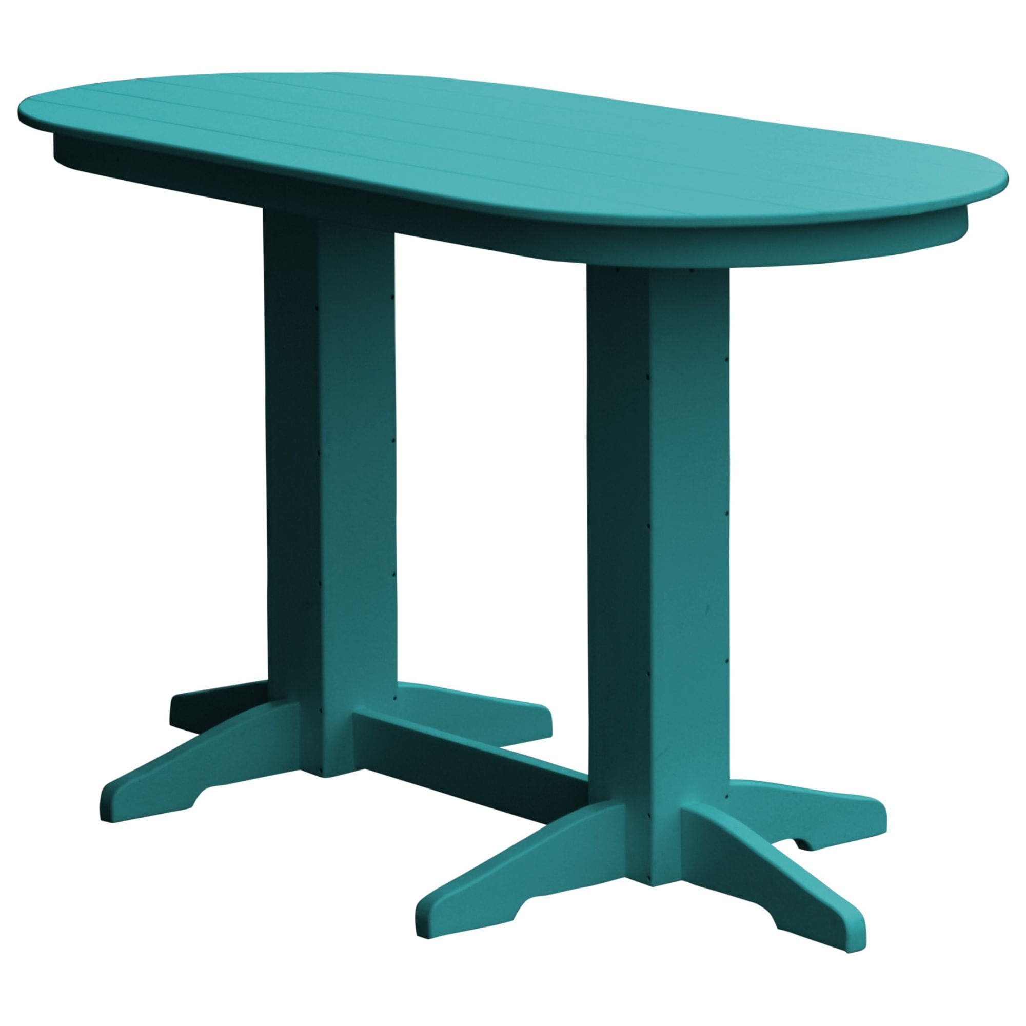 Keystone Amish Co. Poly Lumber Oval Bar-Height Dining Table