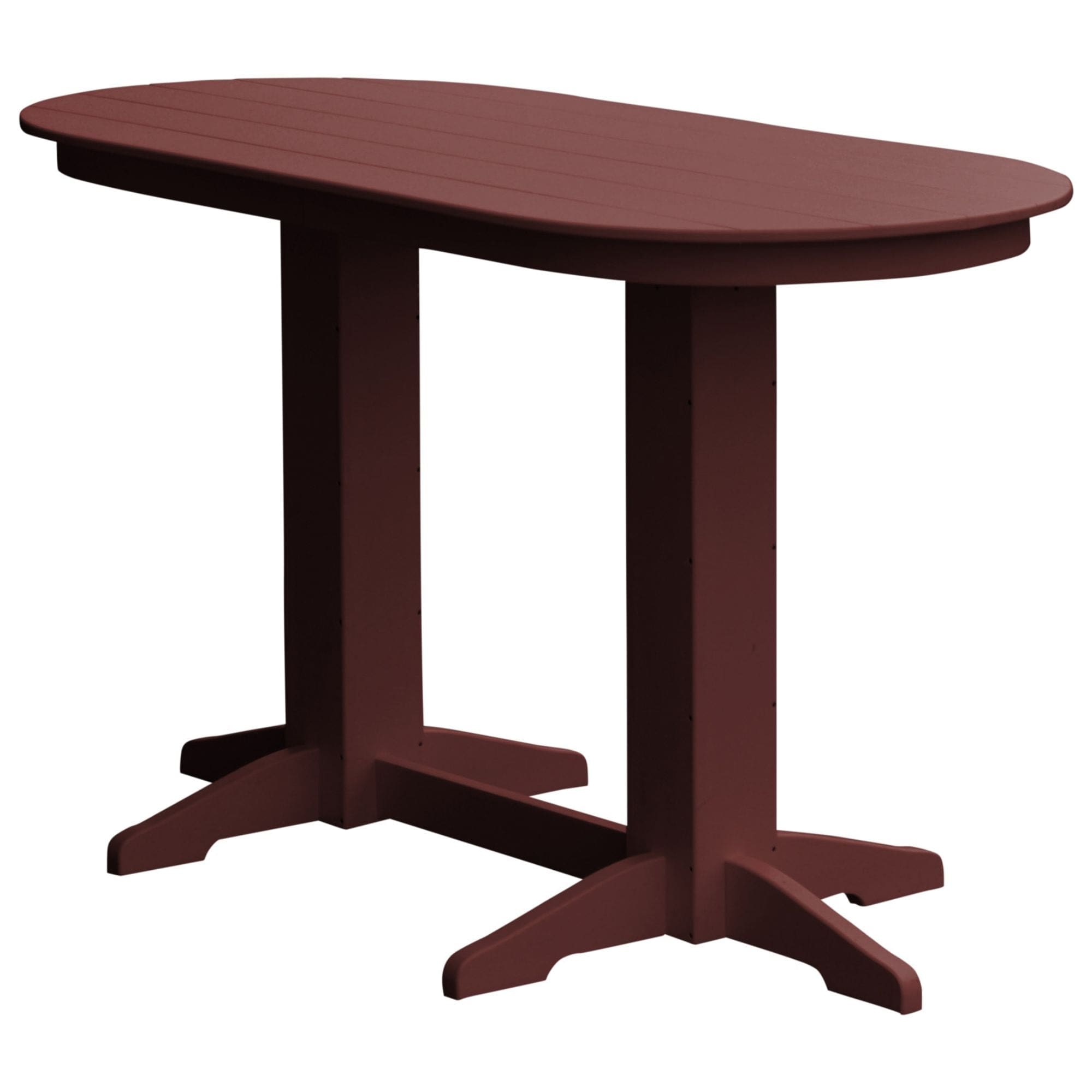 Keystone Amish Co. Poly Lumber Oval Bar-Height Dining Table