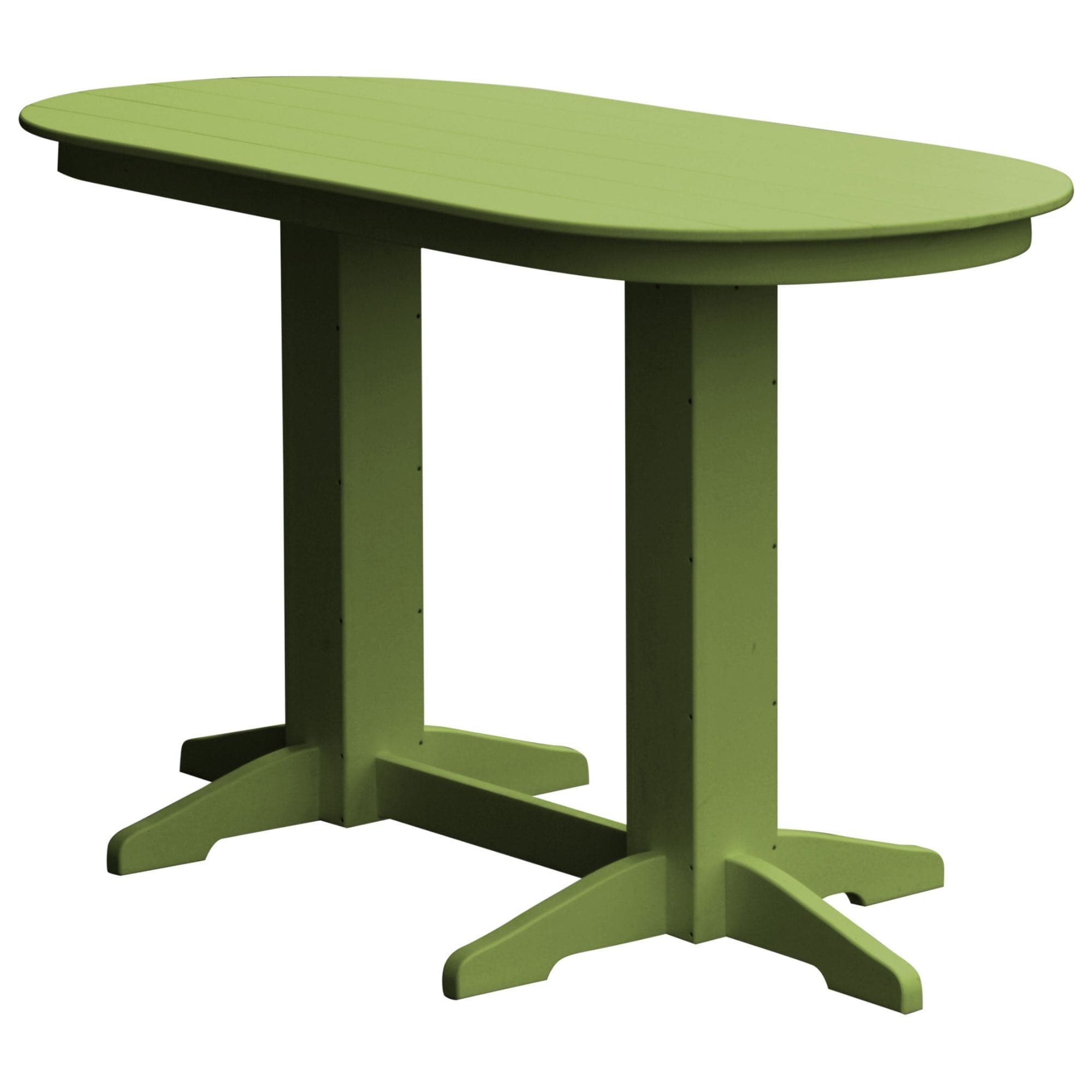 Keystone Amish Co. Poly Lumber Oval Bar-Height Dining Table