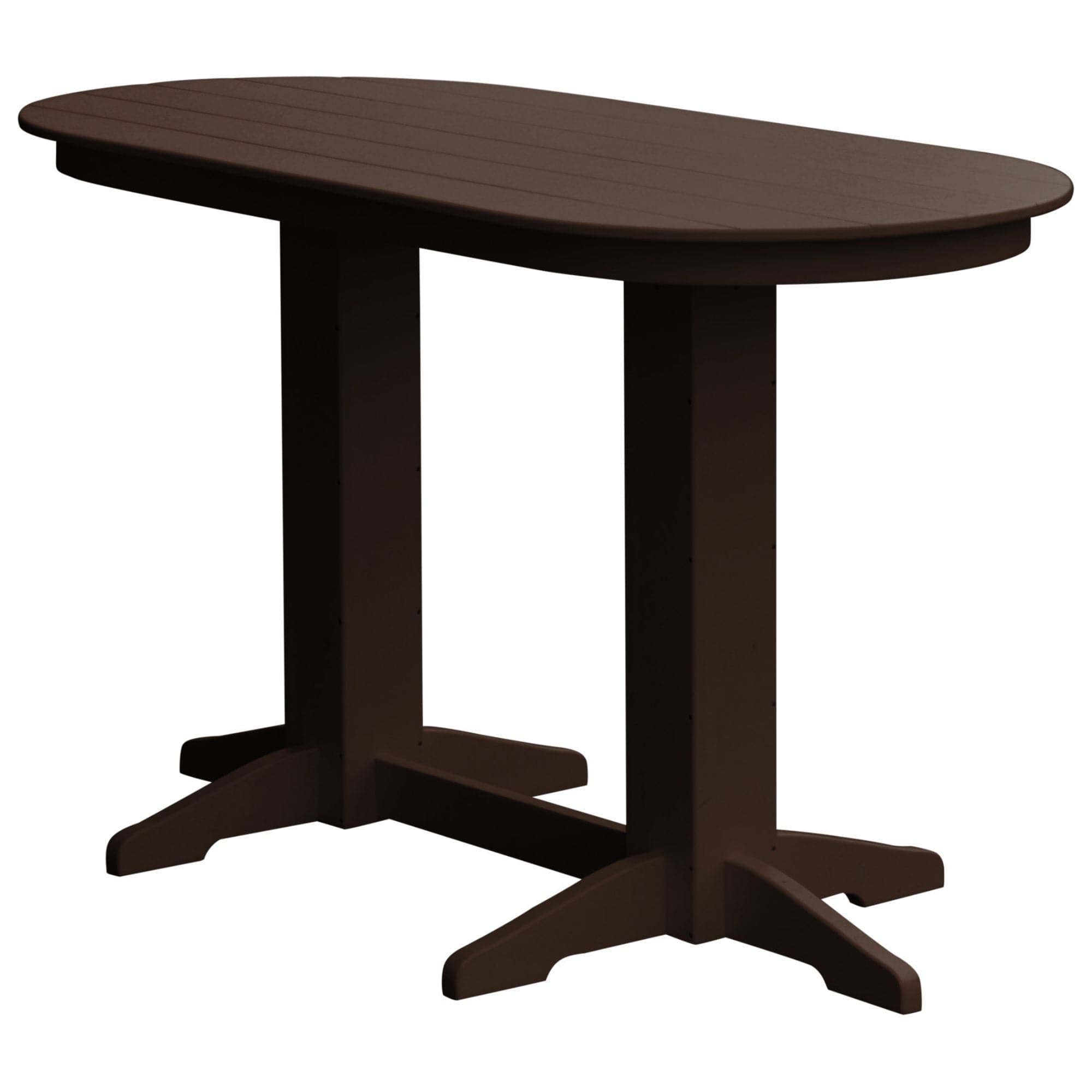 Keystone Amish Co. Poly Lumber Oval Bar-Height Dining Table