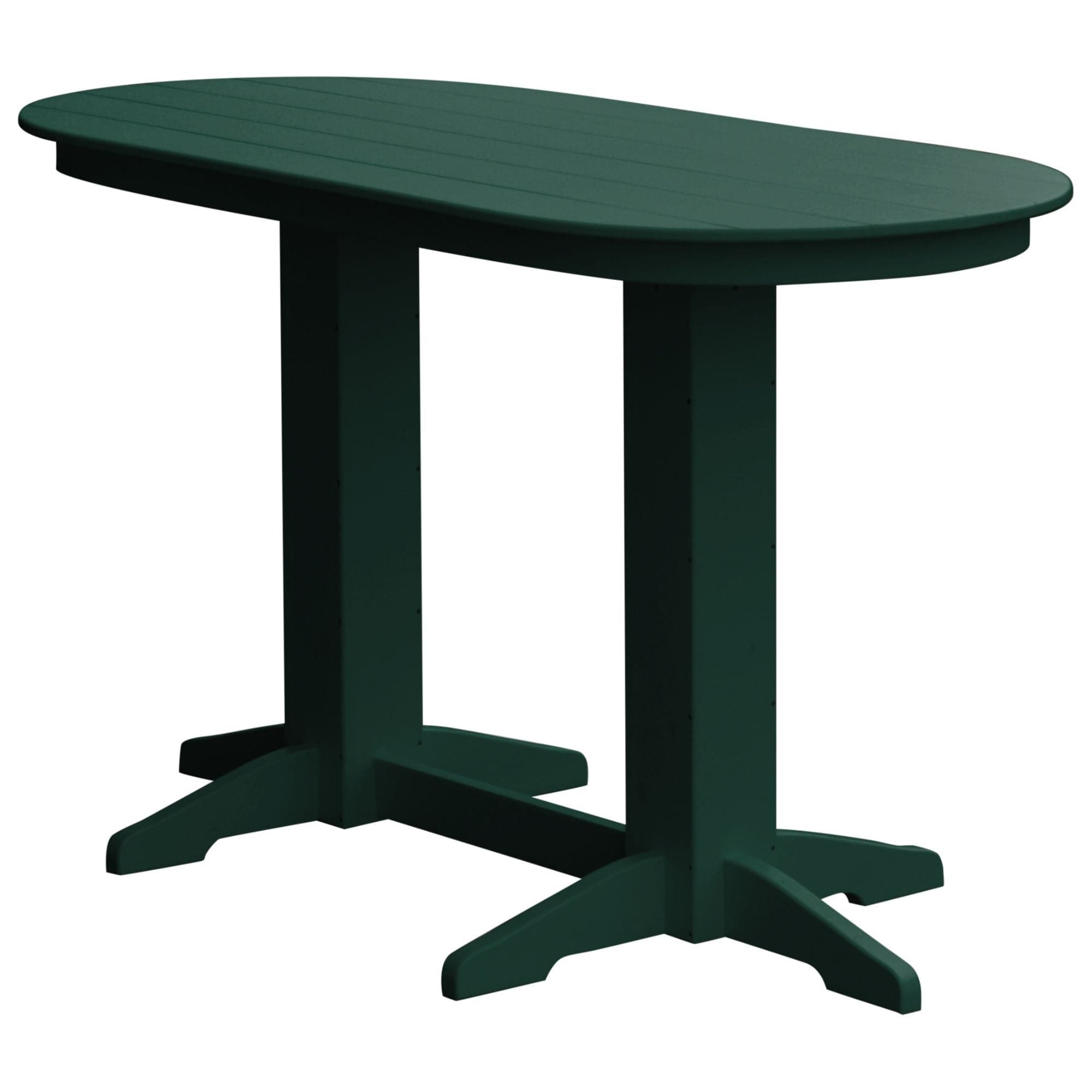 Keystone Amish Co. Poly Lumber Oval Bar-Height Dining Table