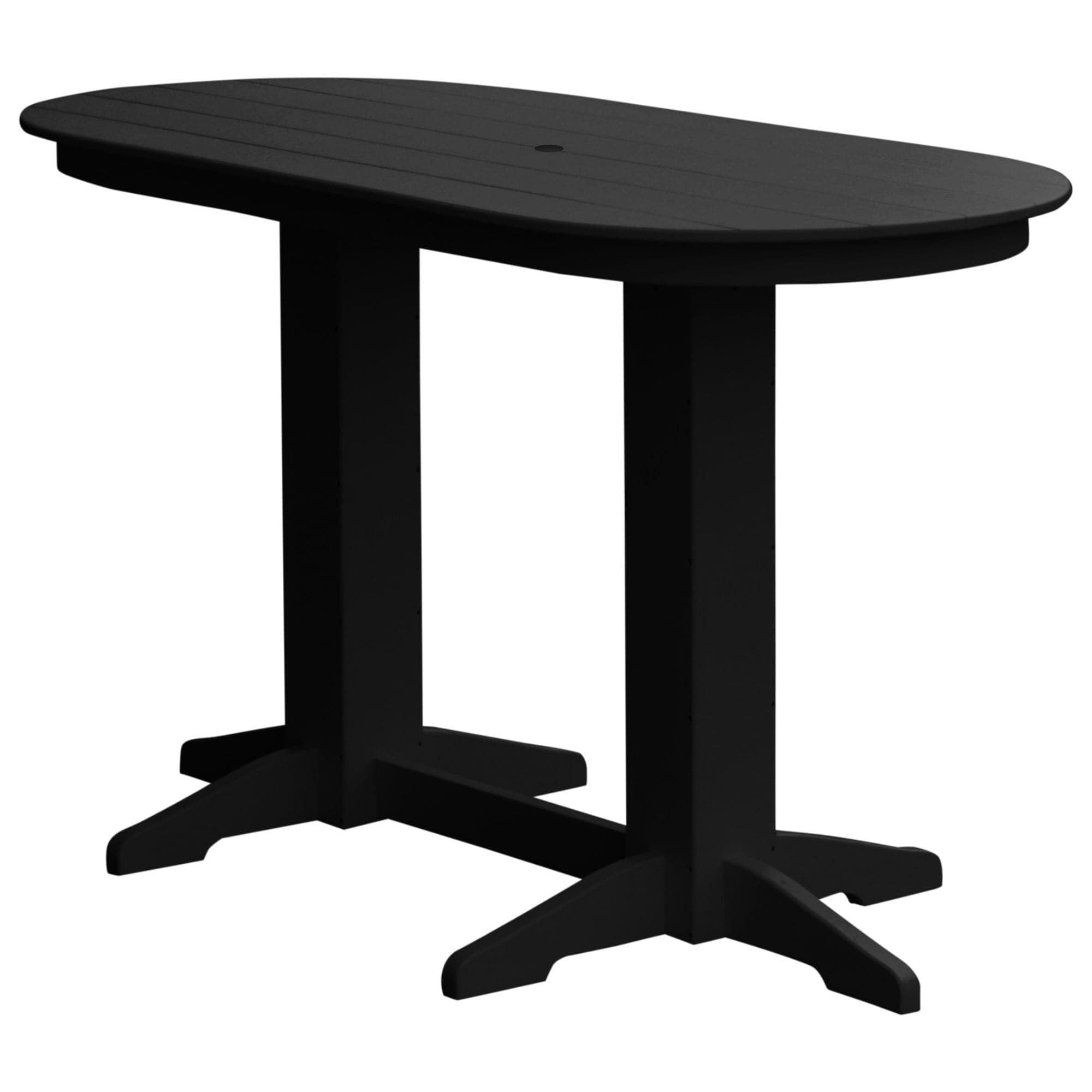 Keystone Amish Co. Poly Lumber Oval Bar-Height Dining Table