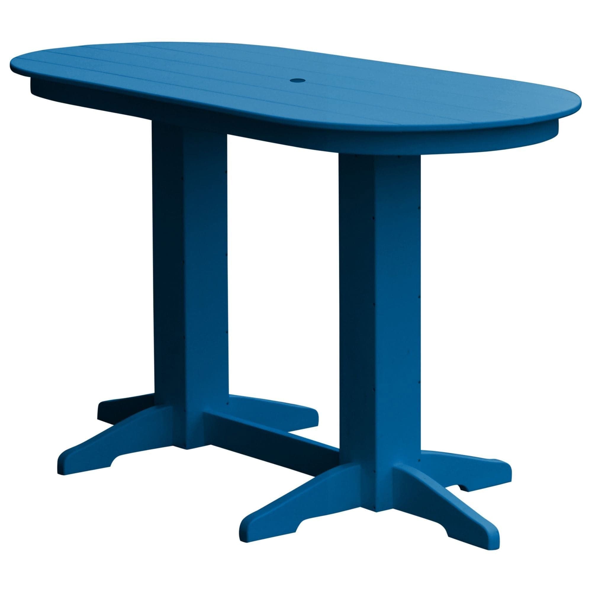 Keystone Amish Co. Poly Lumber Oval Bar-Height Dining Table