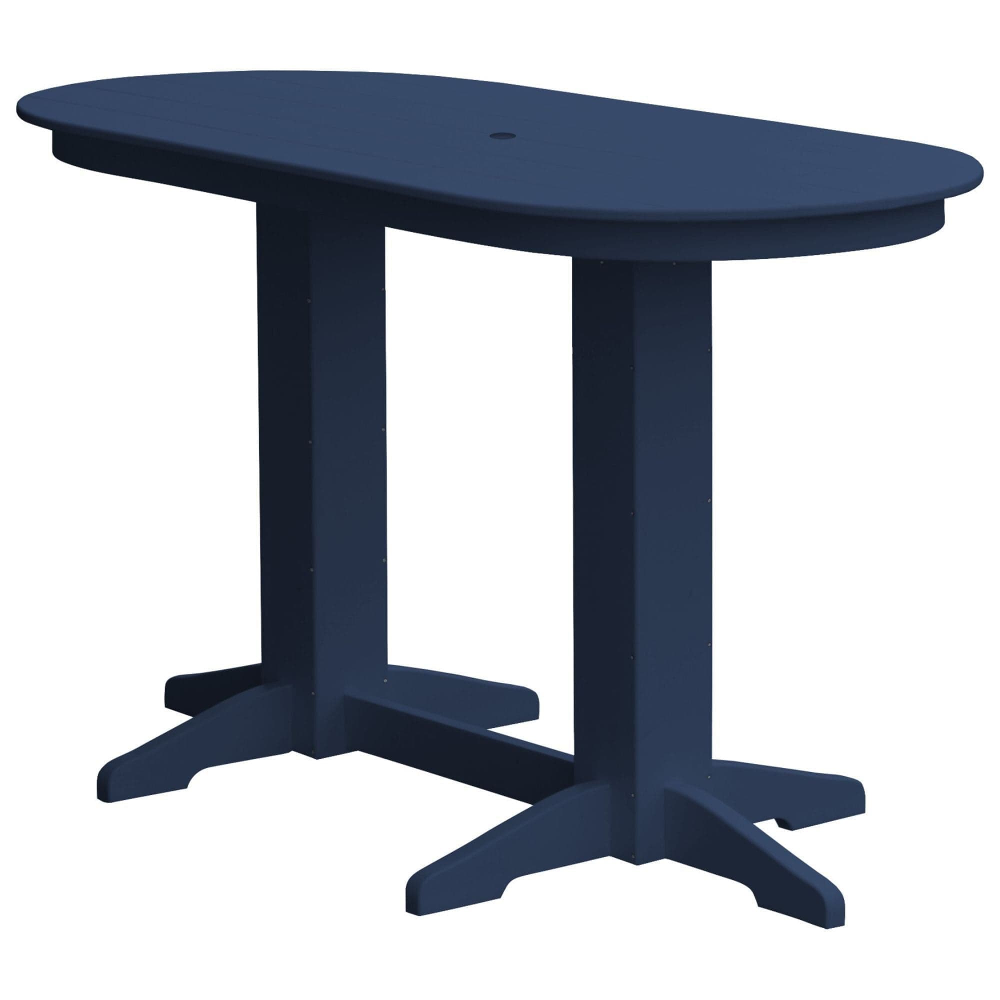 Keystone Amish Co. Poly Lumber Oval Bar-Height Dining Table