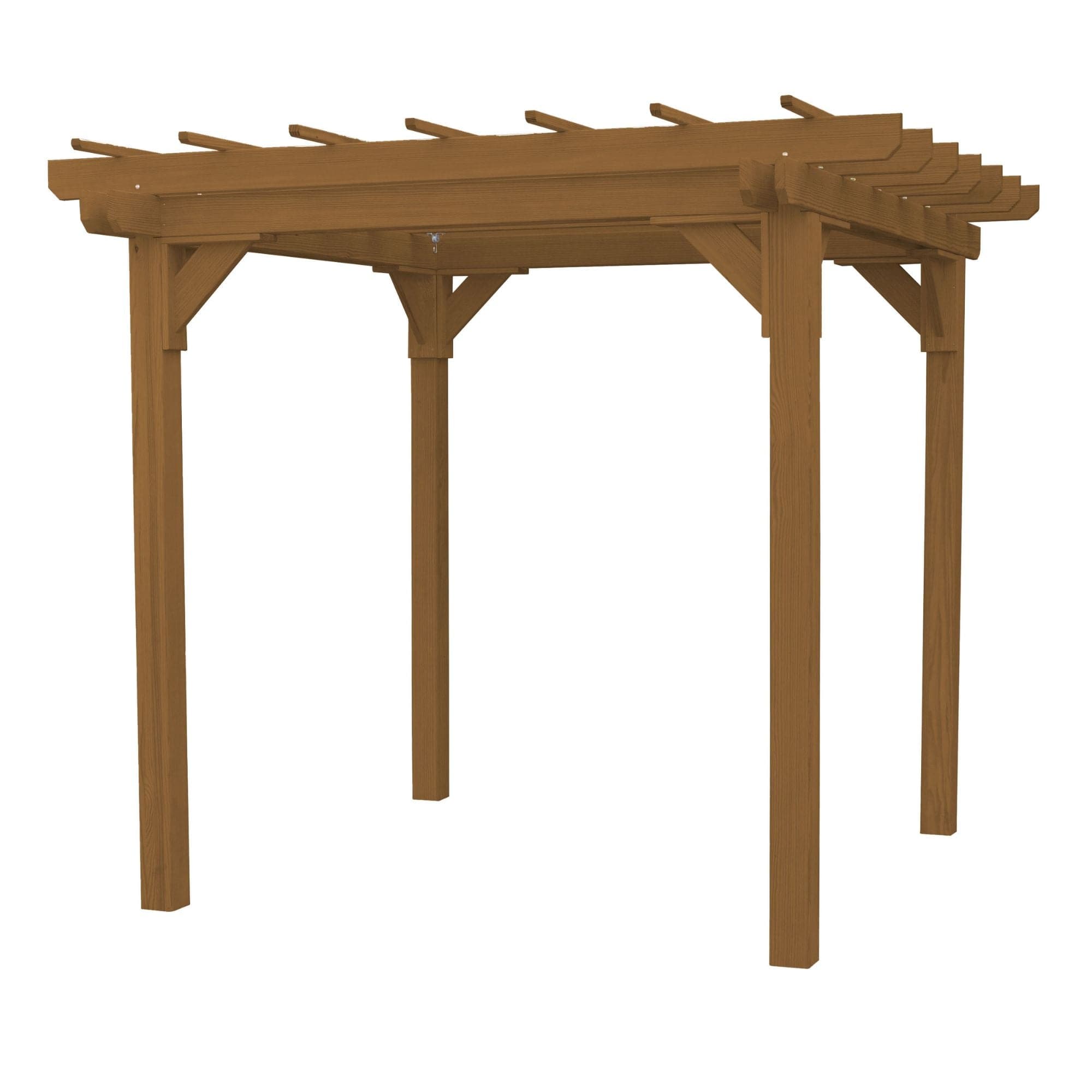 Keystone Amish Co. Pressure Treated Pergola With Swing Hangers