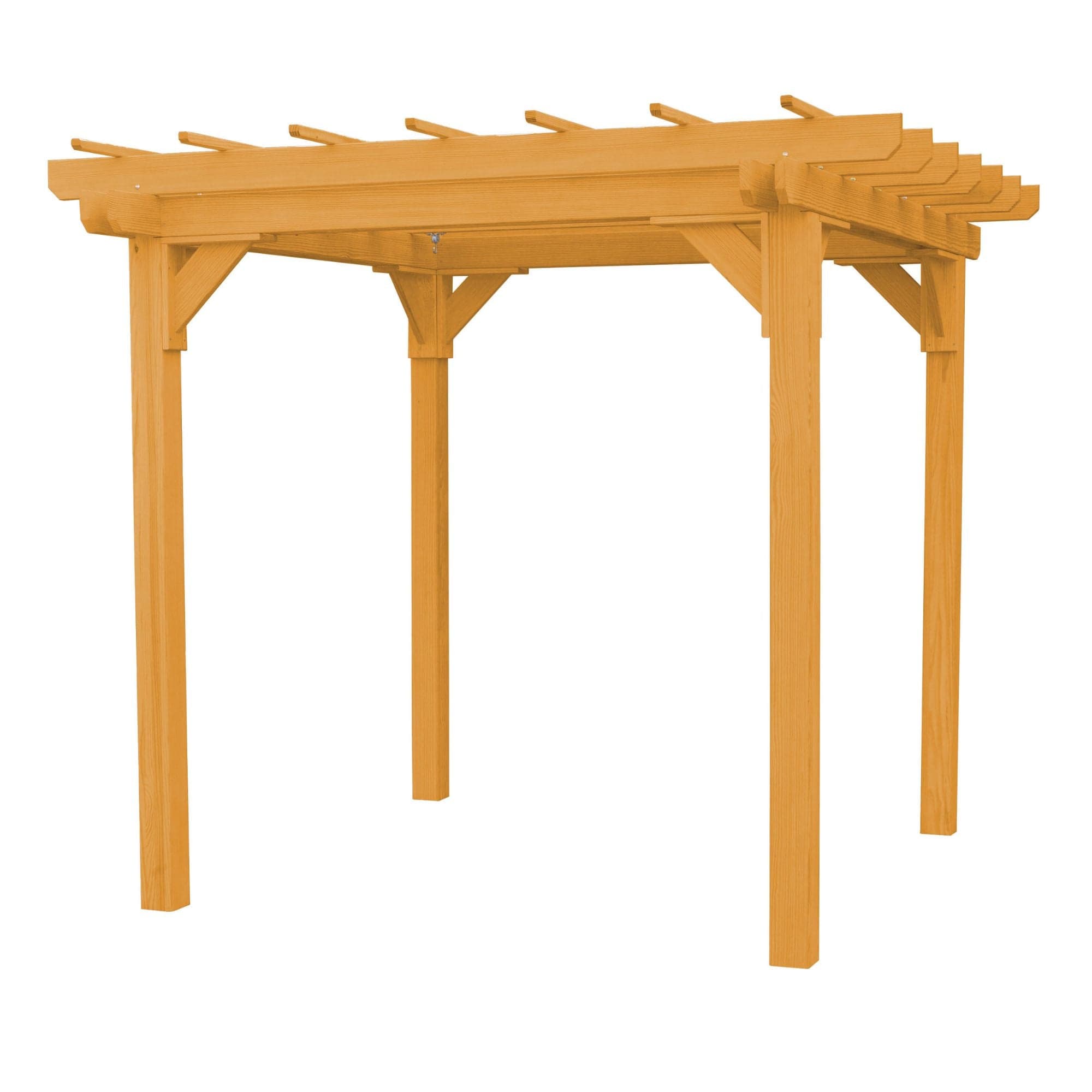 Keystone Amish Co. Pressure Treated Pergola With Swing Hangers