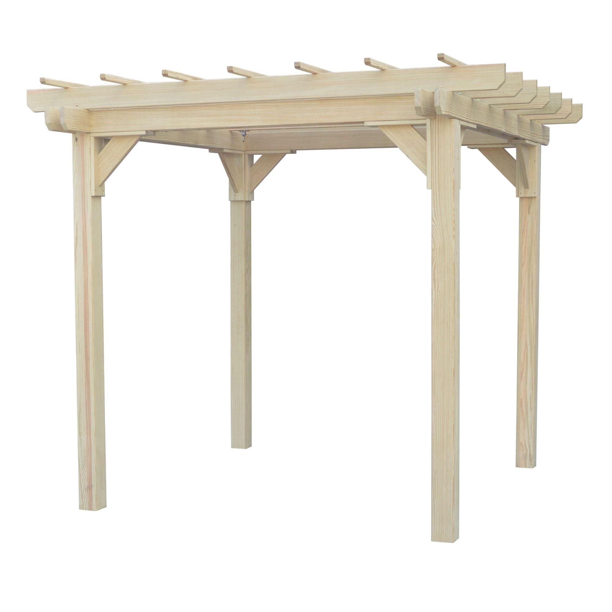 Keystone Amish Co. Pressure Treated Pergola With Swing Hangers