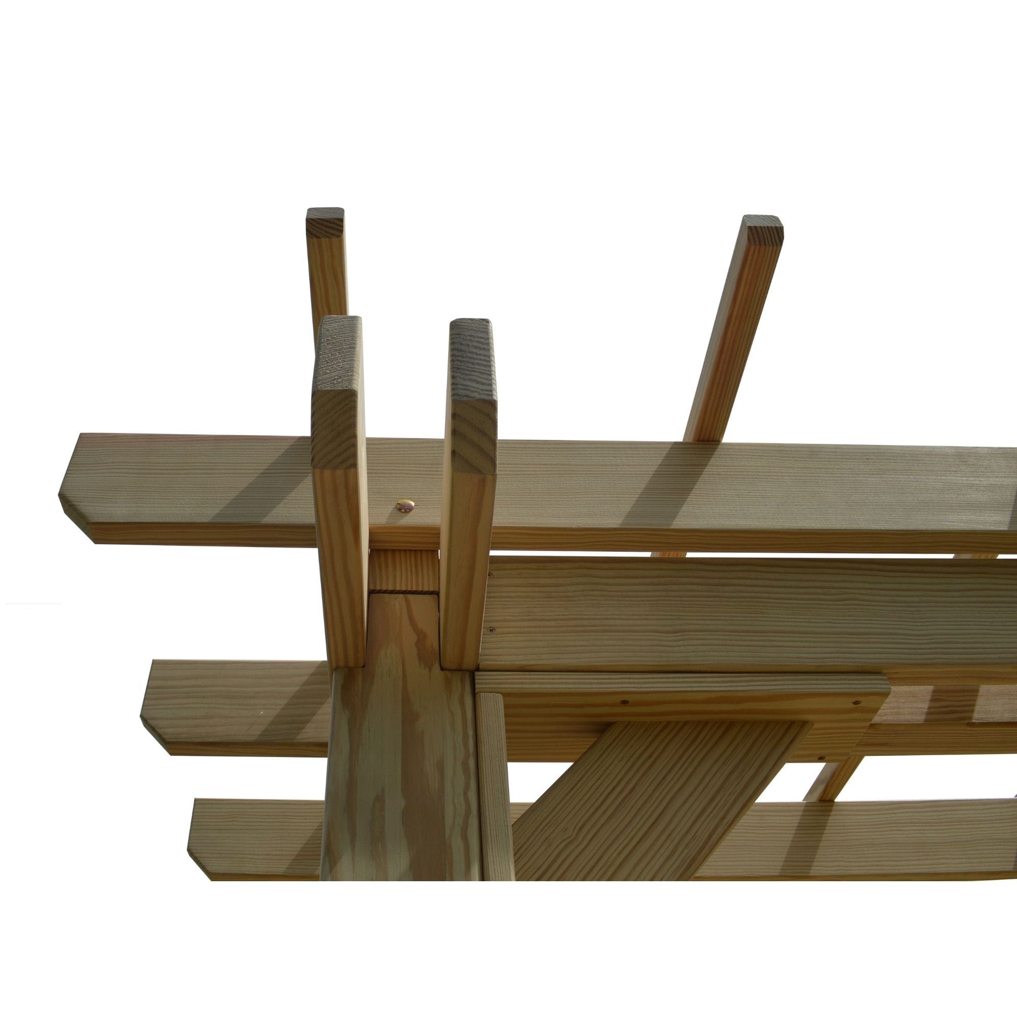 Keystone Amish Co. Pressure Treated Pergola With Swing Hangers