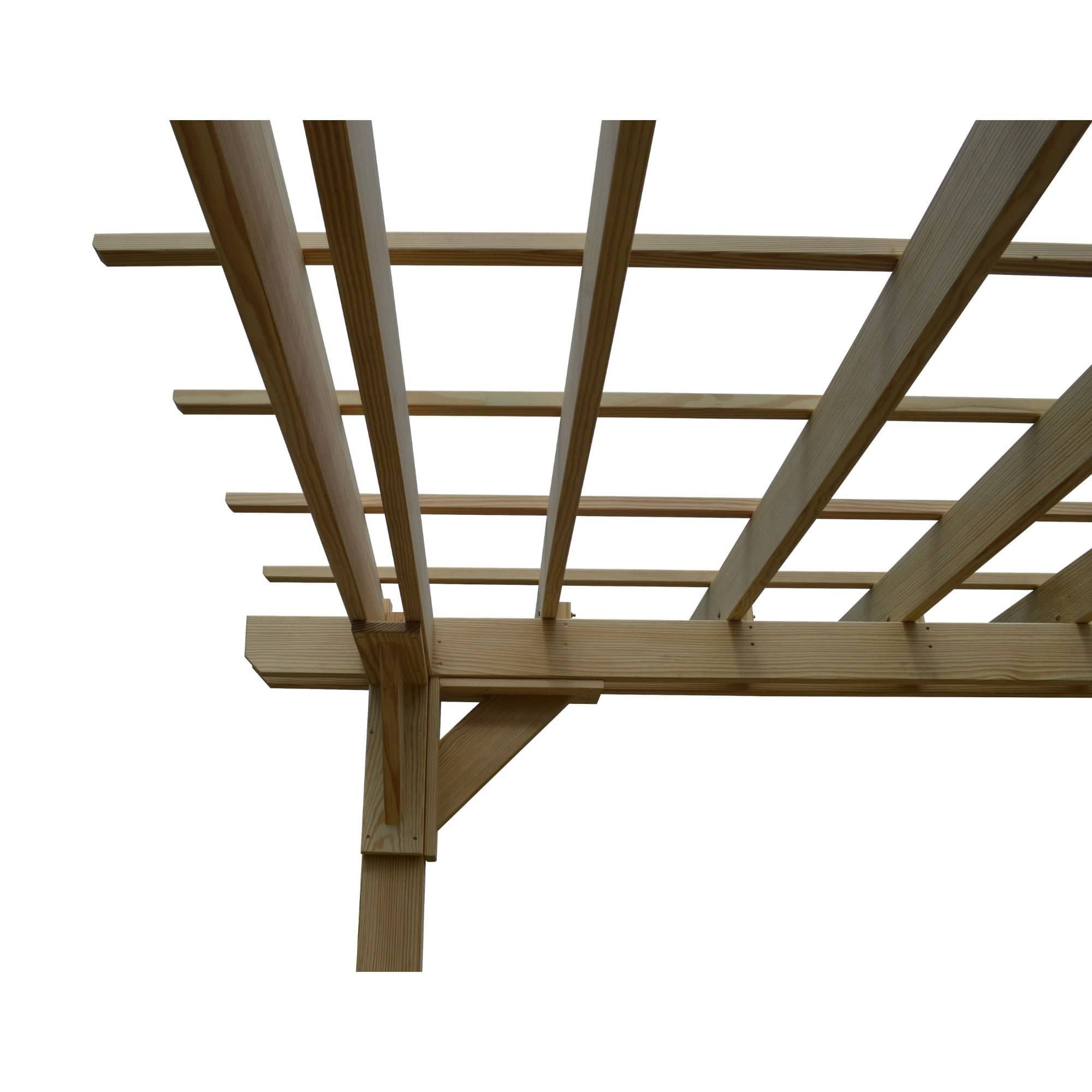 Keystone Amish Co. Pressure Treated Pergola With Swing Hangers