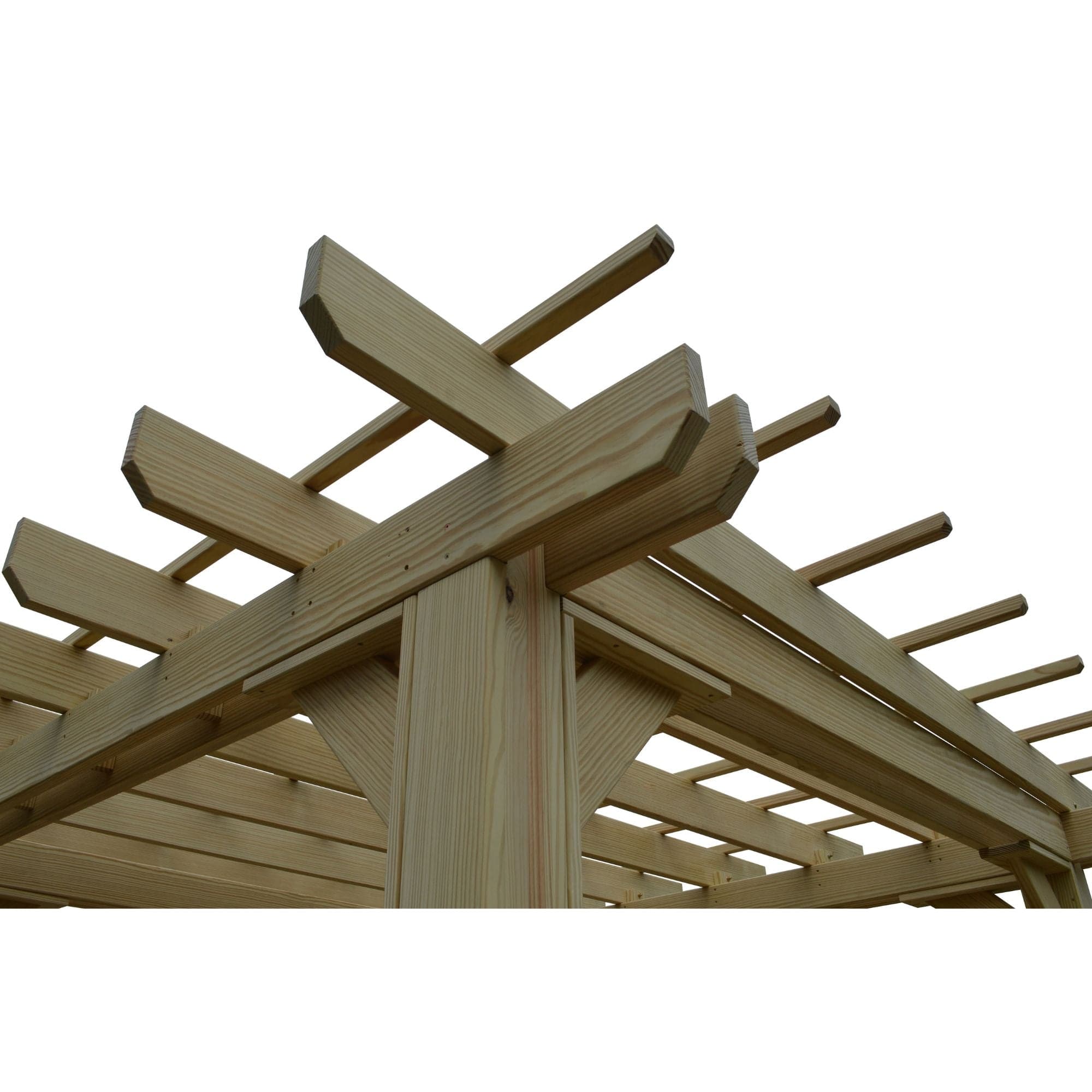 Keystone Amish Co. Pressure Treated Pergola With Swing Hangers