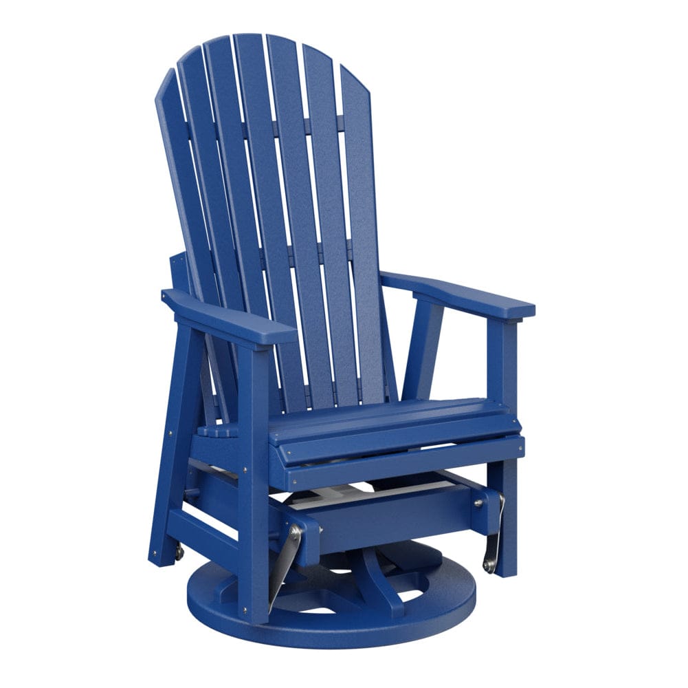 Berlin Gardens Comfo Back Poly Lumber Swivel Glider
