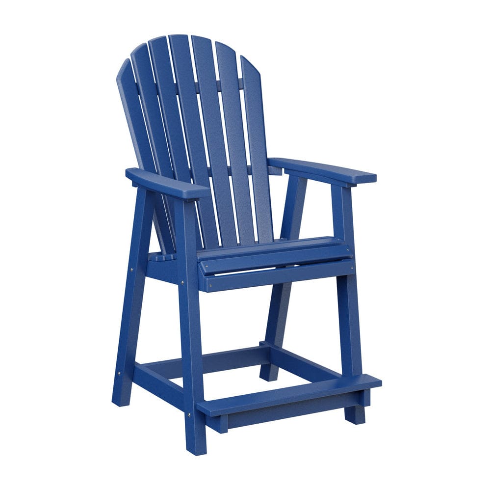 Berlin Gardens Comfo Back Poly Lumber Counter Chair