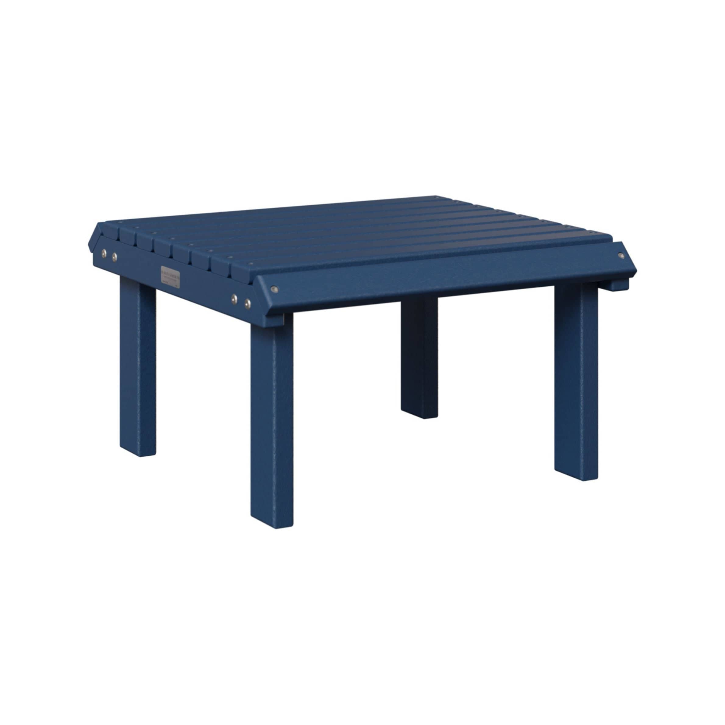 Berlin Gardens Poly Lumber Stationary Footstool