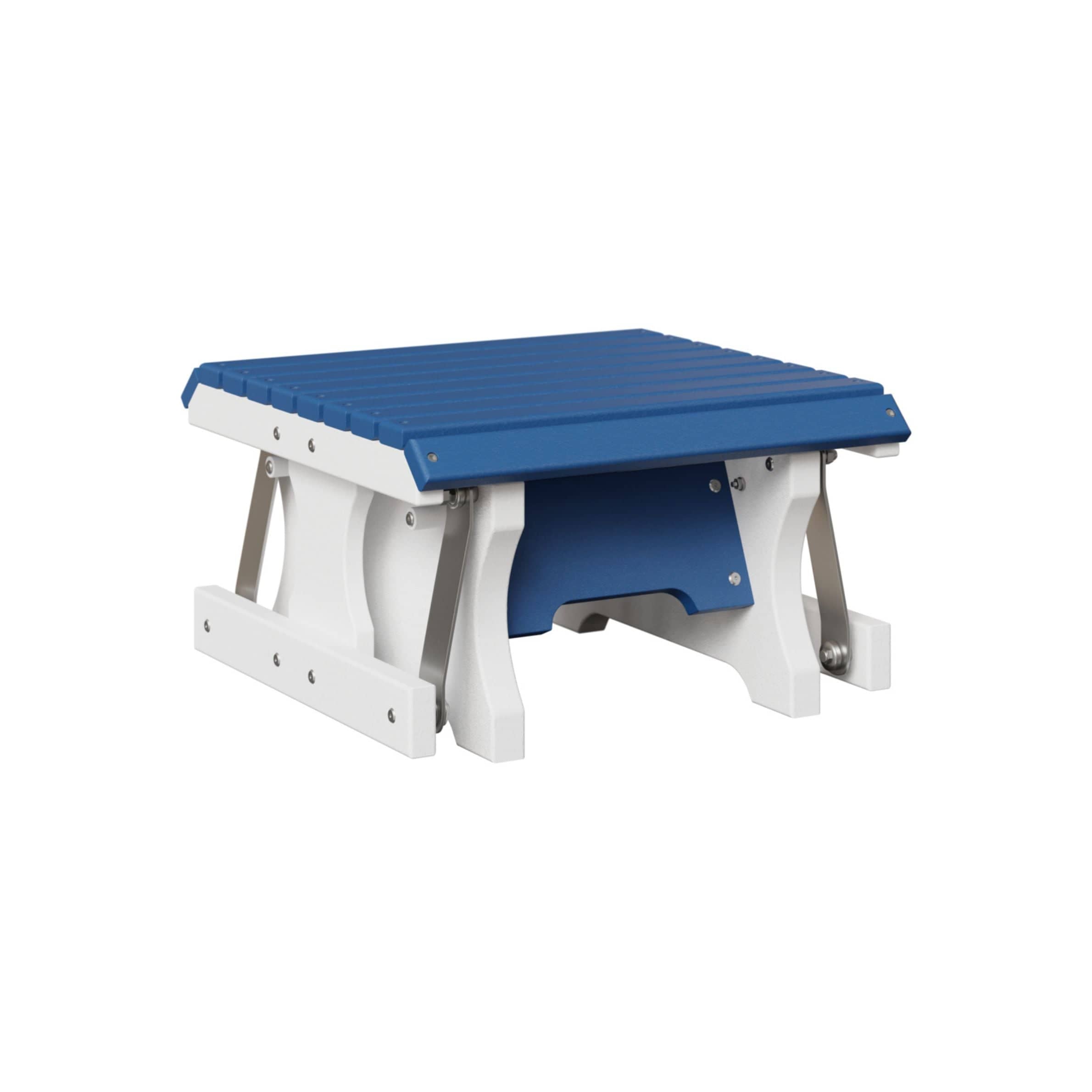 Berlin Gardens Poly Lumber Gliding Footstool