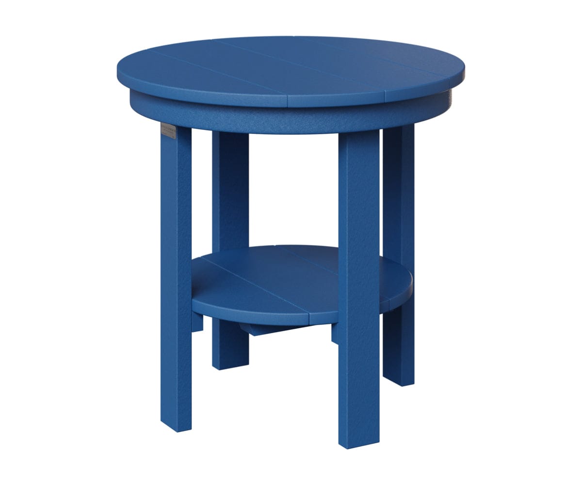 Berlin Gardens Poly Lumber Round End Dining Table