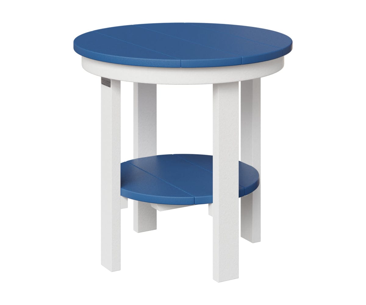 Berlin Gardens Poly Lumber Round End Dining Table