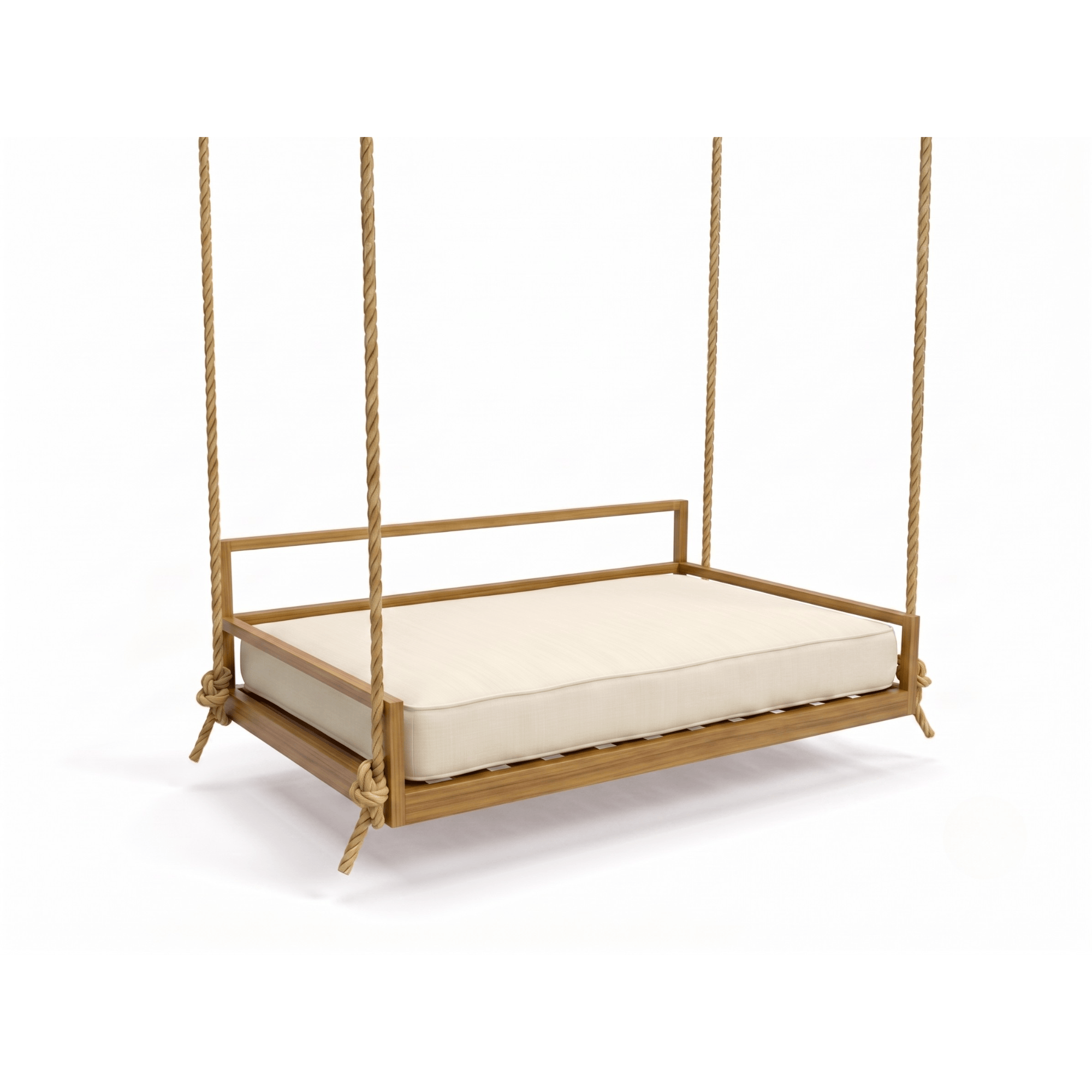 Atlantic Swing Co. Palm Swing Bed in Teak in Unfinished