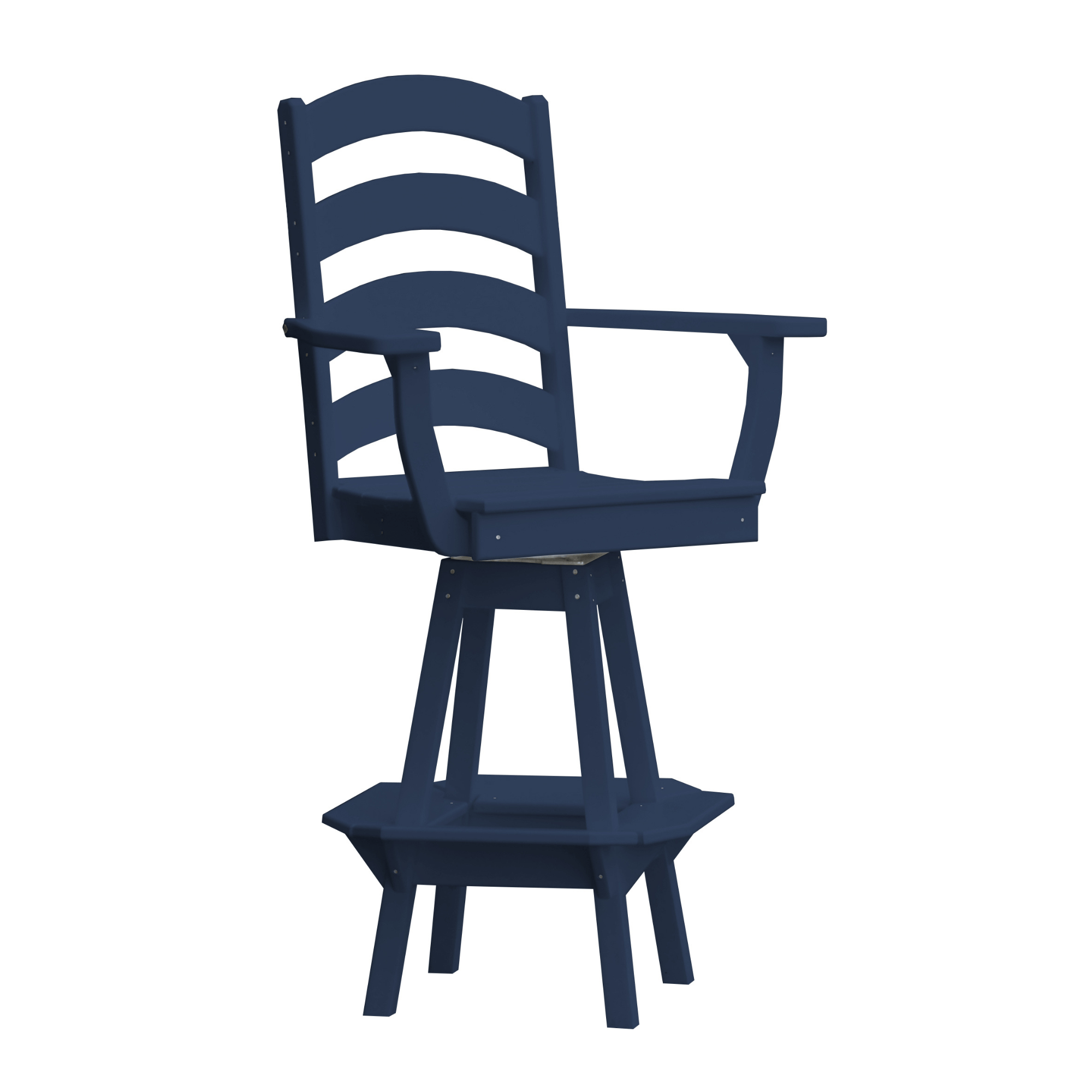 Keystone Amish Co. Josie Poly Composite Swivel Bar Chair