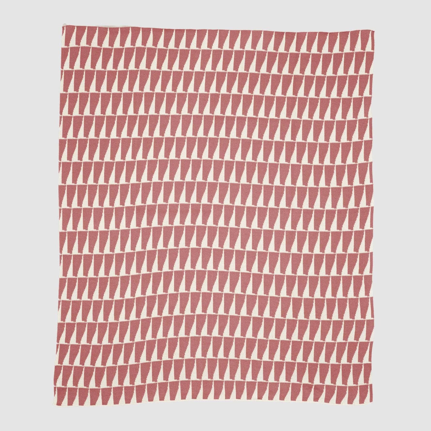 Indoor | Outdoor Sustainable Knit Throw Blanket - Poly Tikku by Petra Kaksonen