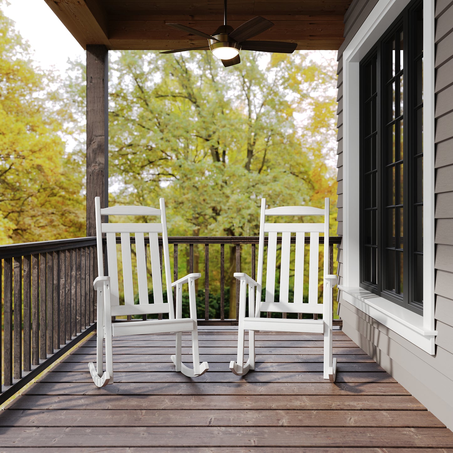 Keystone Amish Co. Classic Recycled Plastic Rocking Chair