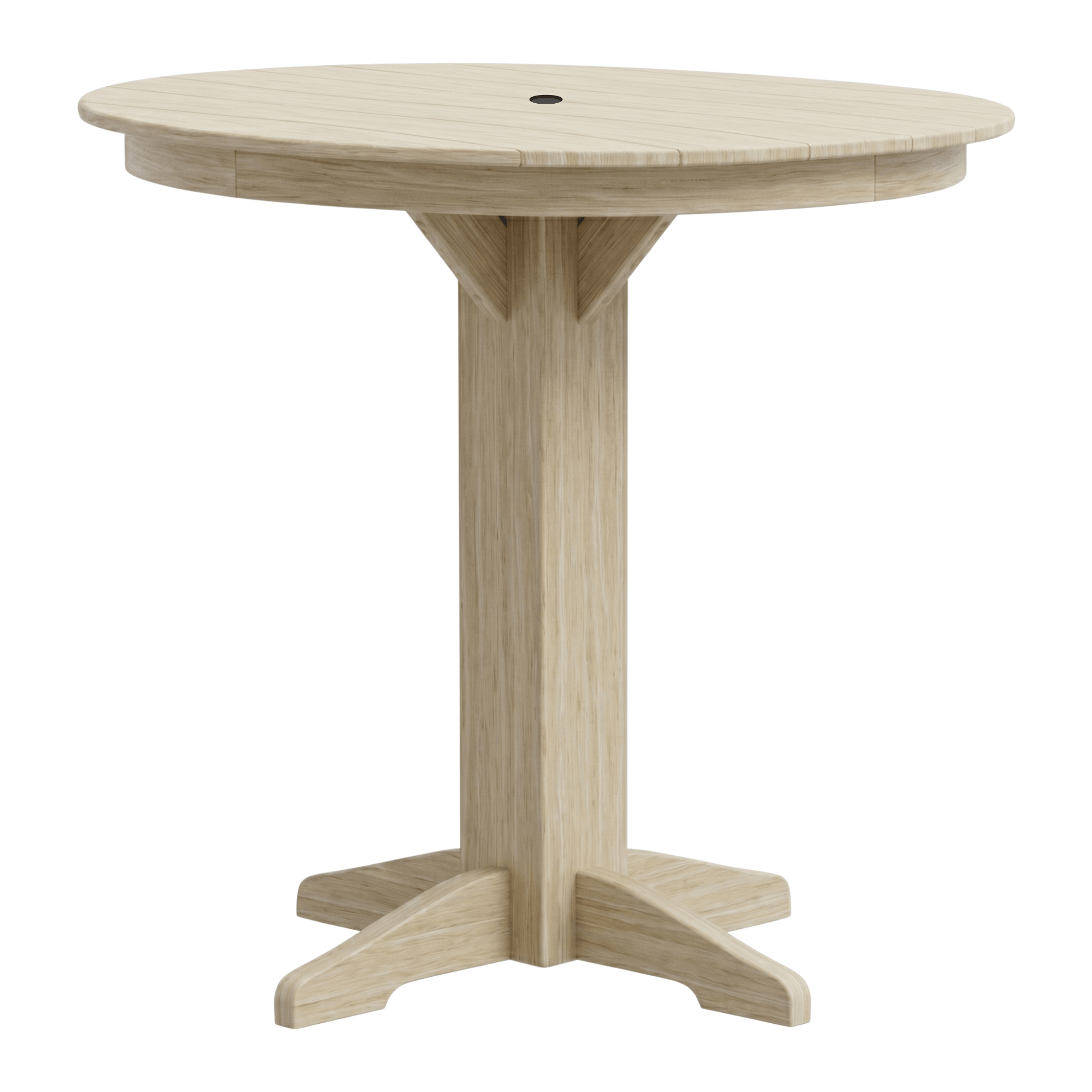 Keystone Amish Co. Poly Composite Round Outdoor Bar Height Dining Table