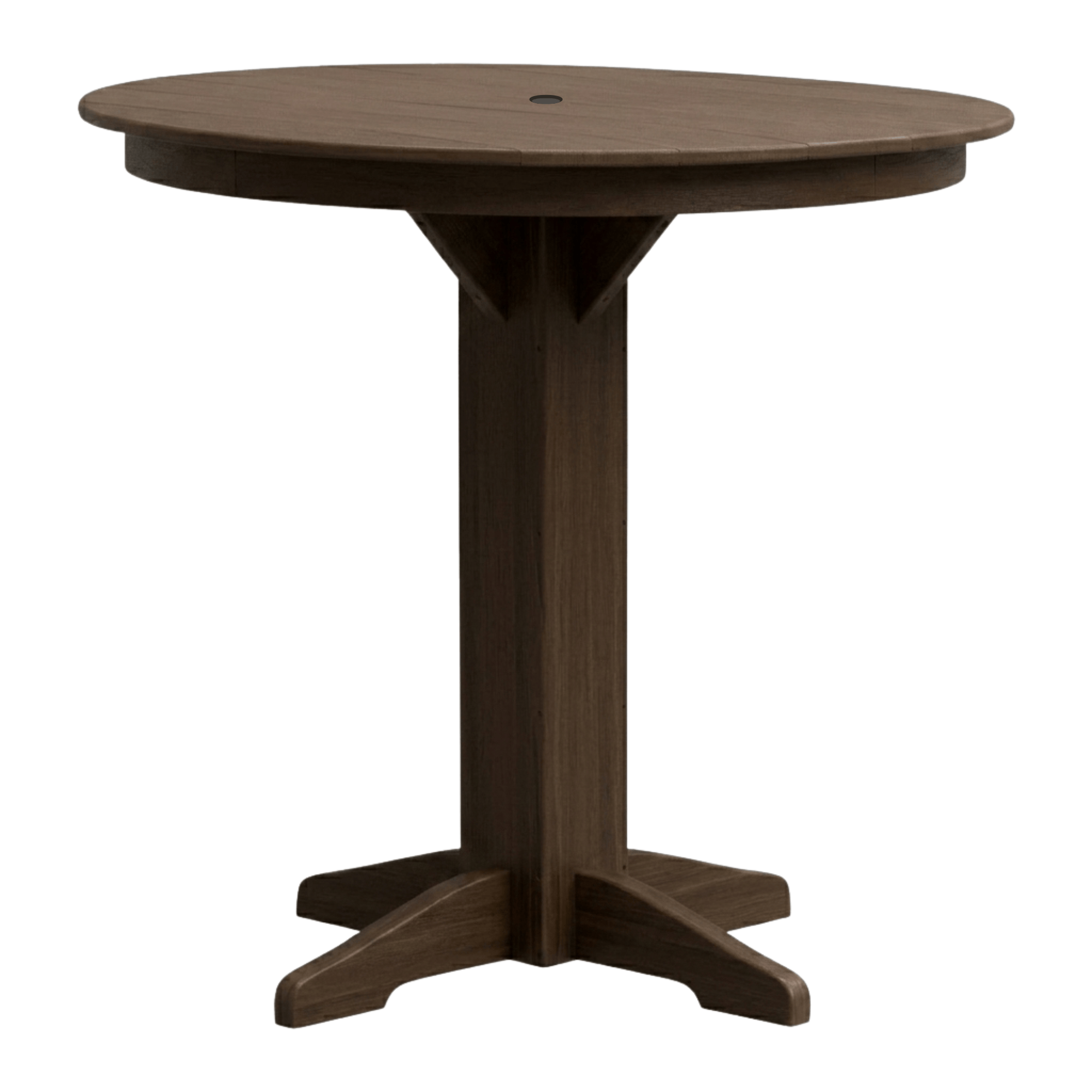 Keystone Amish Co. Poly Composite Round Outdoor Bar Height Dining Table