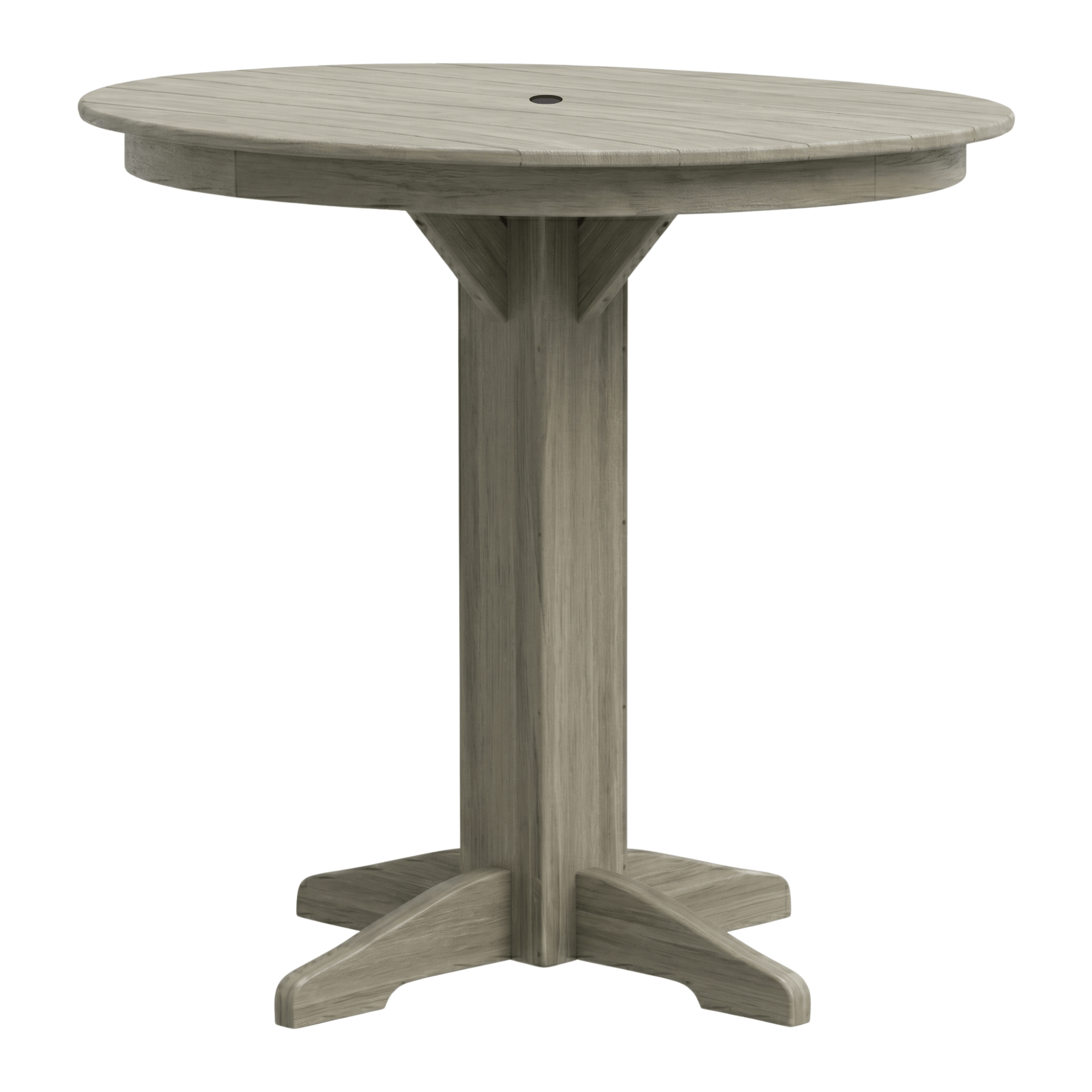 Keystone Amish Co. Poly Composite Round Outdoor Bar Height Dining Table