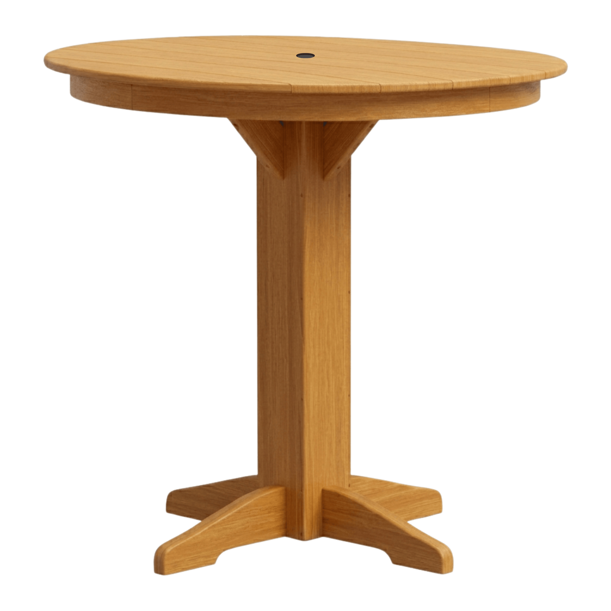 Keystone Amish Co. Poly Composite Round Outdoor Bar Height Dining Table