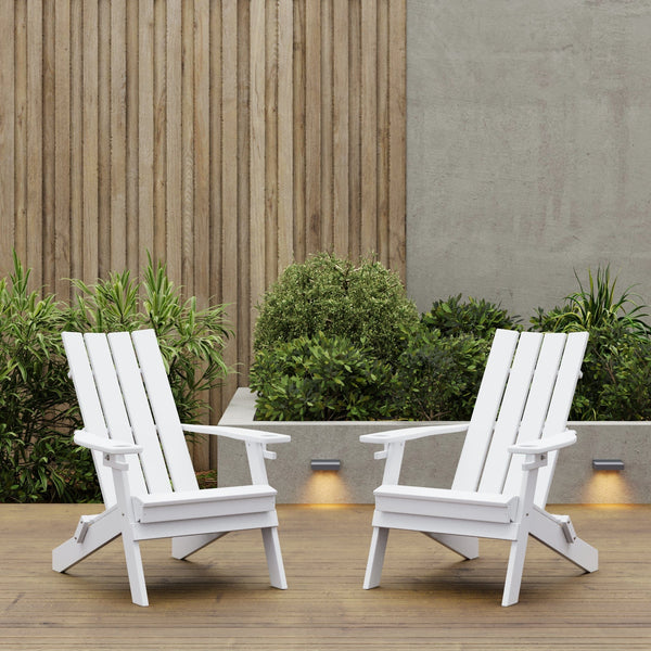 Keystone Amish Co. Modern Poly Lumber Folding Adirondack Chair