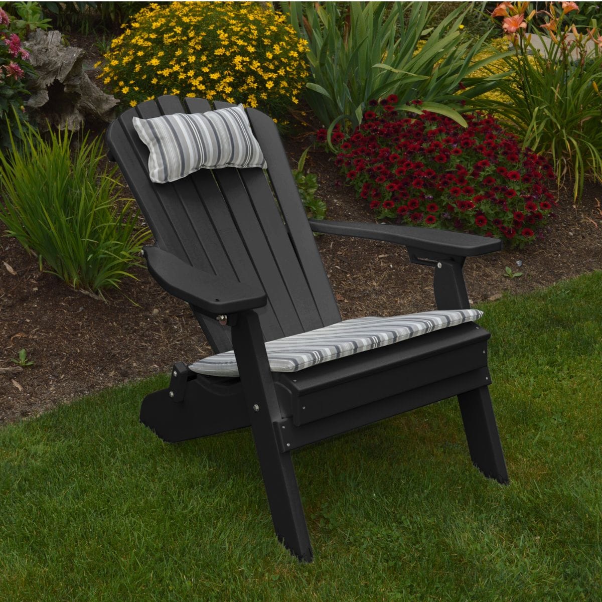 Keystone Amish Co. Poly Lumber Folding Adirondack Chair
