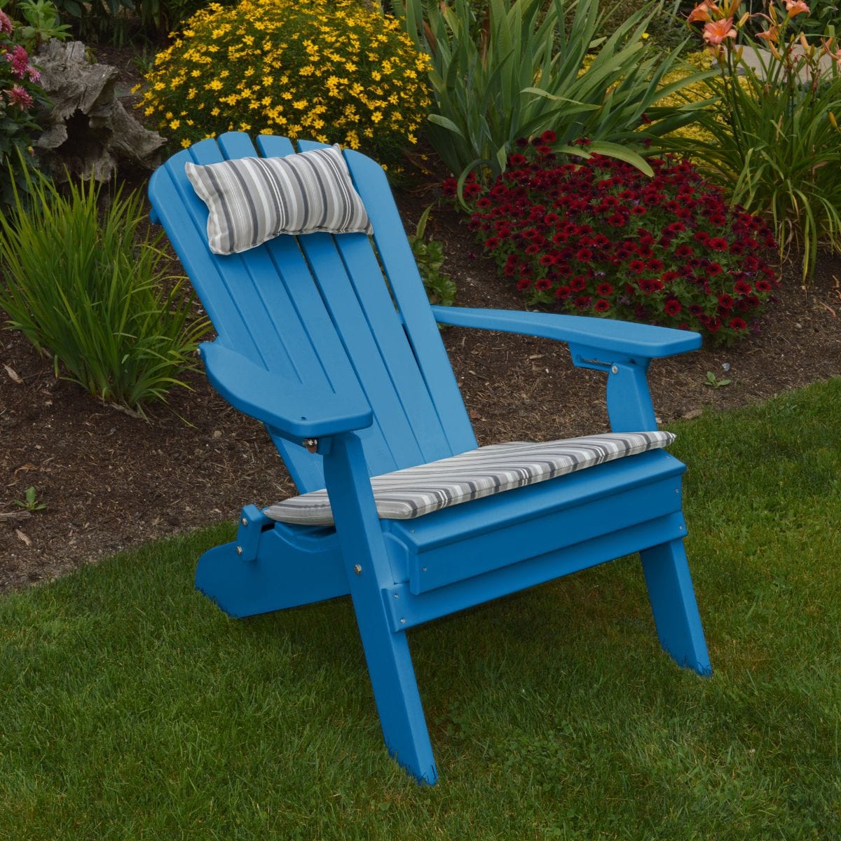 Keystone Amish Co. Poly Lumber Folding Adirondack Chair