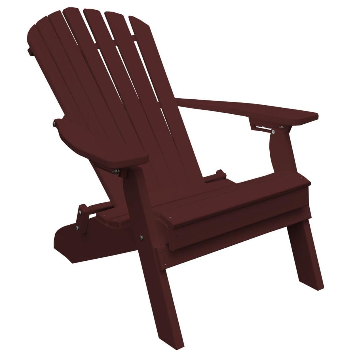 Keystone Amish Co. Poly Lumber Folding Adirondack Chair