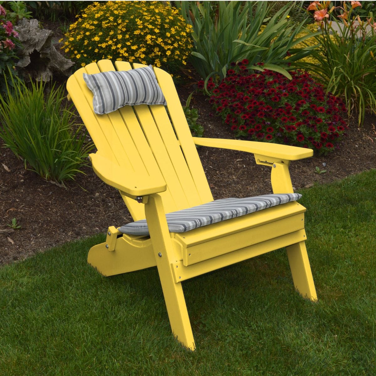 Keystone Amish Co. Poly Lumber Folding Adirondack Chair