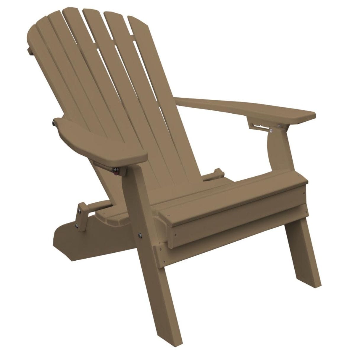 Keystone Amish Co. Poly Lumber Folding Adirondack Chair