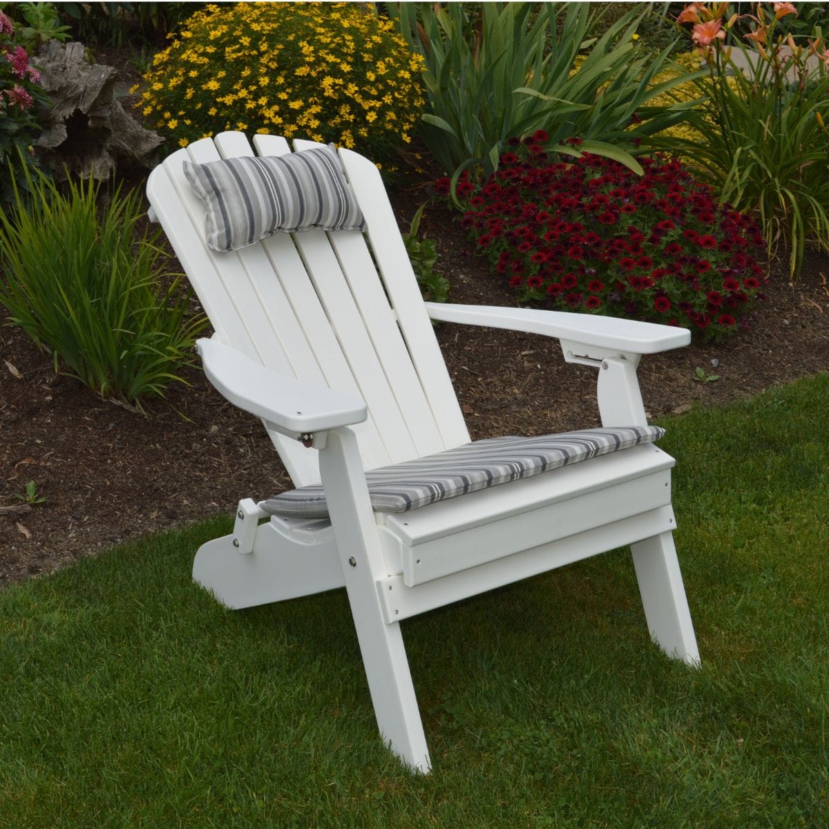 Keystone Amish Co. Poly Lumber Folding Adirondack Chair