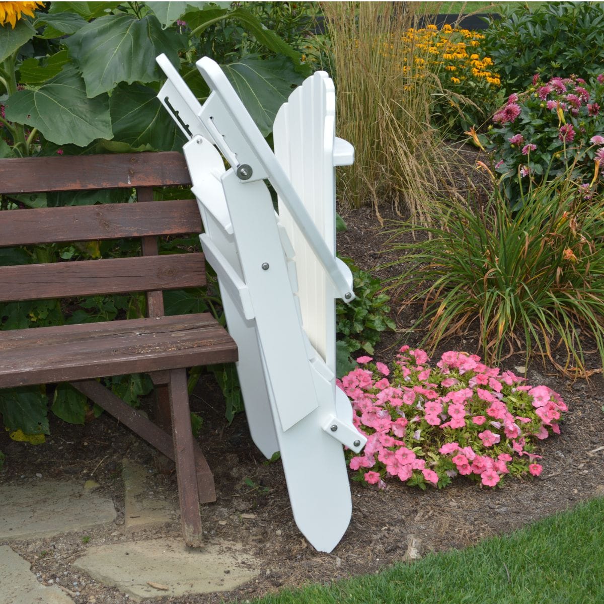 Keystone Amish Co. Poly Lumber Folding Adirondack Chair