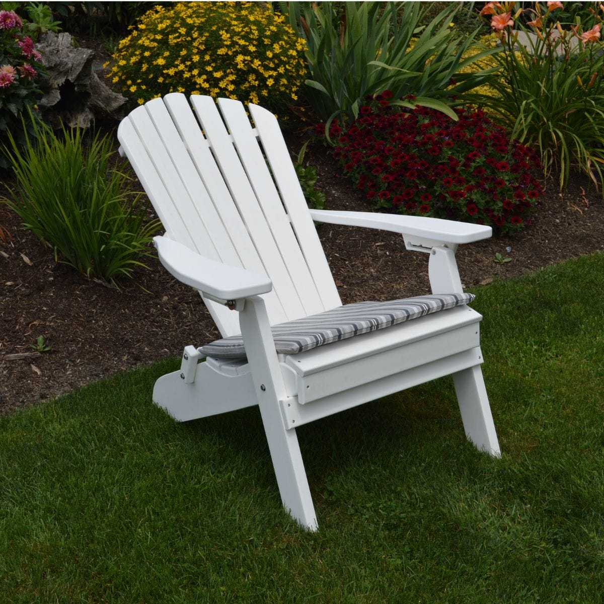 Keystone Amish Co. Poly Lumber Folding Adirondack Chair
